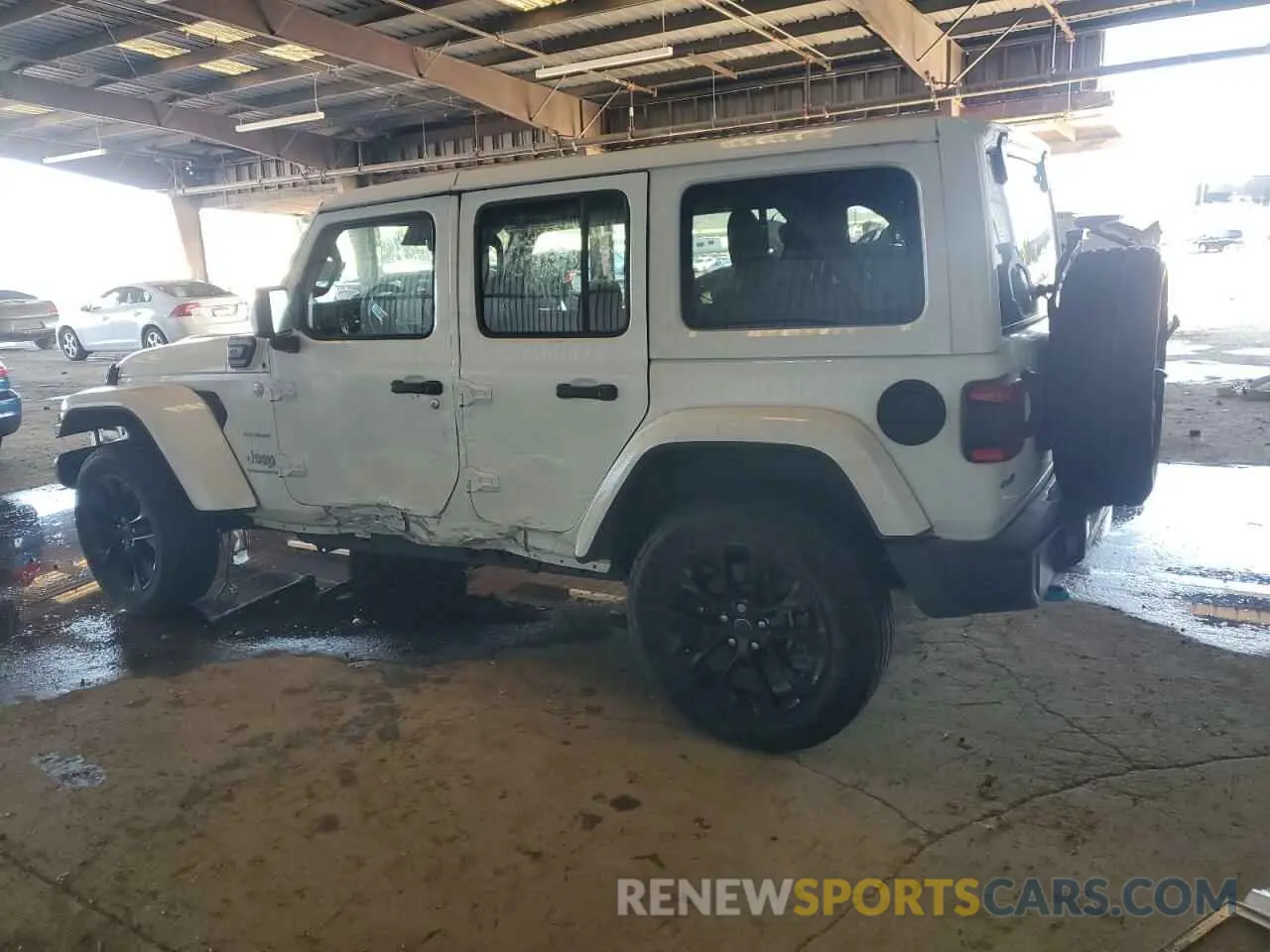 2 fotografías del automóvil dañado 1C4RJXP63RW204292 JEEP WRANGLER 2024