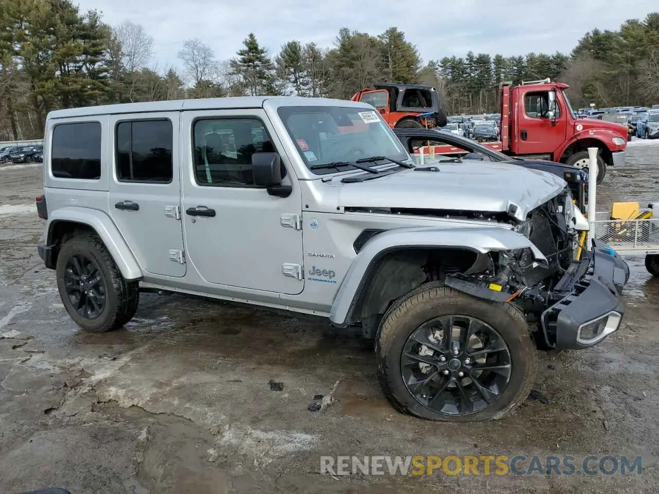 4 fotografías del automóvil dañado 1C4RJXP65RW217500 JEEP WRANGLER 2024