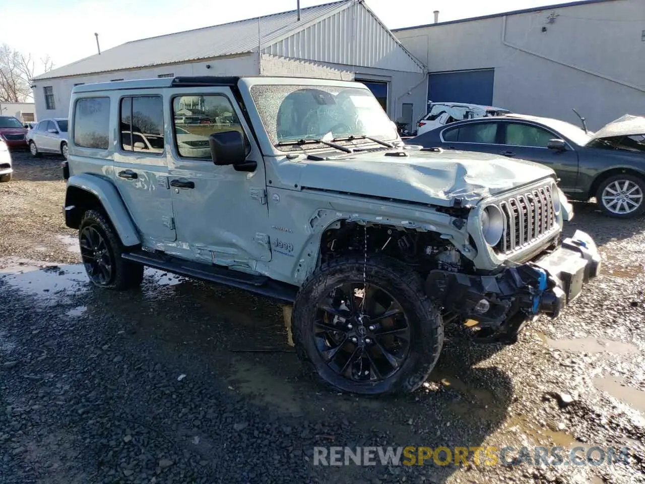 4 fotografías del automóvil dañado 1C4RJXP68RW152562 JEEP WRANGLER 2024