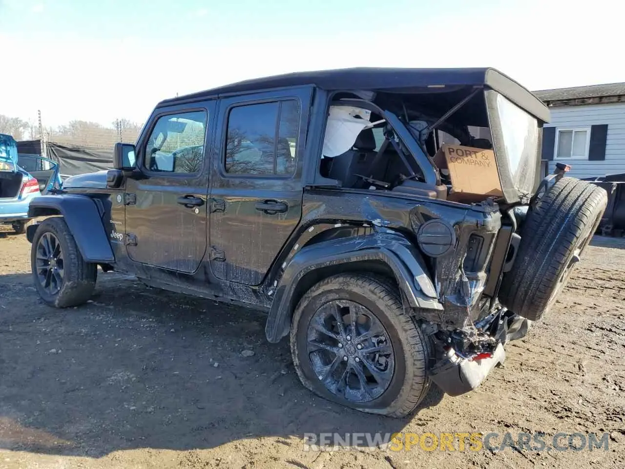 2 fotografías del automóvil dañado 1C4RJXP69RW317292 JEEP WRANGLER 2024