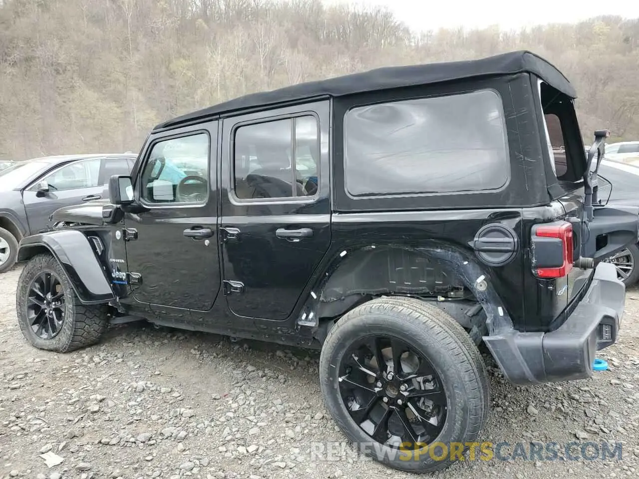 2 fotografías del automóvil dañado 1C4RJXP6XRW274744 JEEP WRANGLER 2024