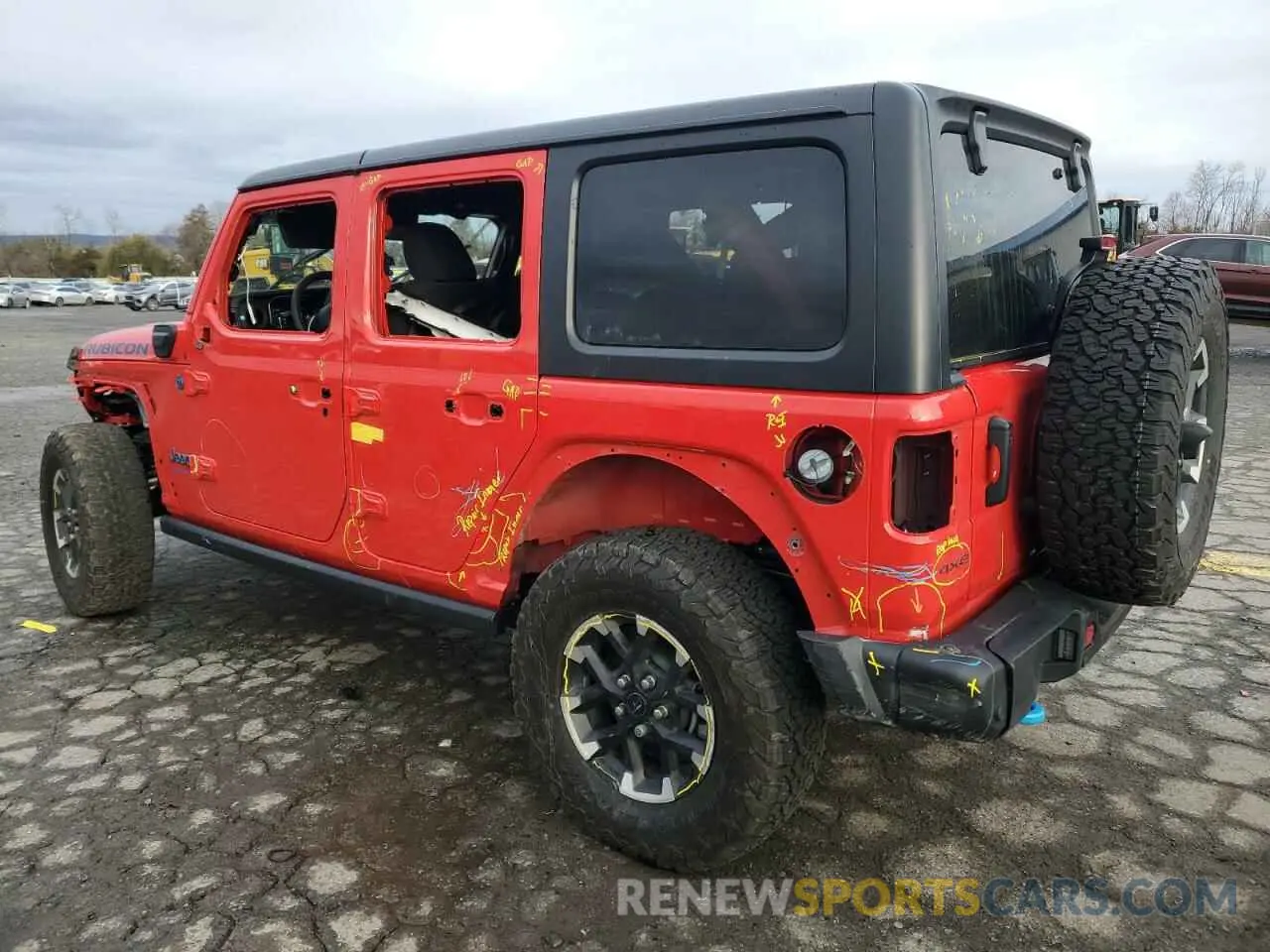 2 fotografías del automóvil dañado 1C4RJXR62RW172545 JEEP WRANGLER 2024