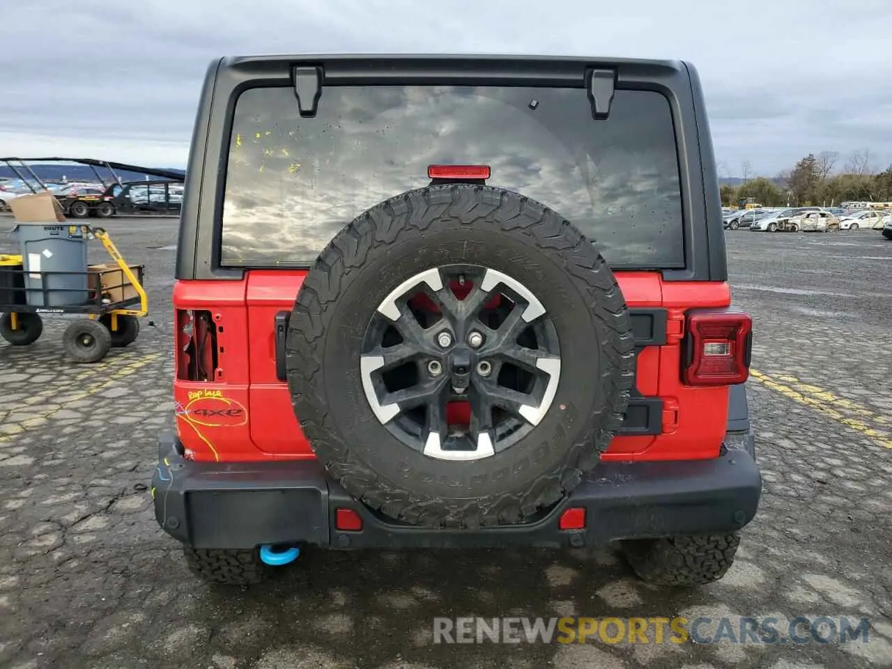 6 fotografías del automóvil dañado 1C4RJXR62RW172545 JEEP WRANGLER 2024
