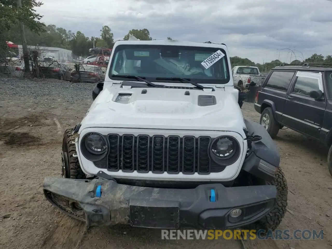 5 fotografías del automóvil dañado 1C4RJXR67RW171200 JEEP WRANGLER 2024