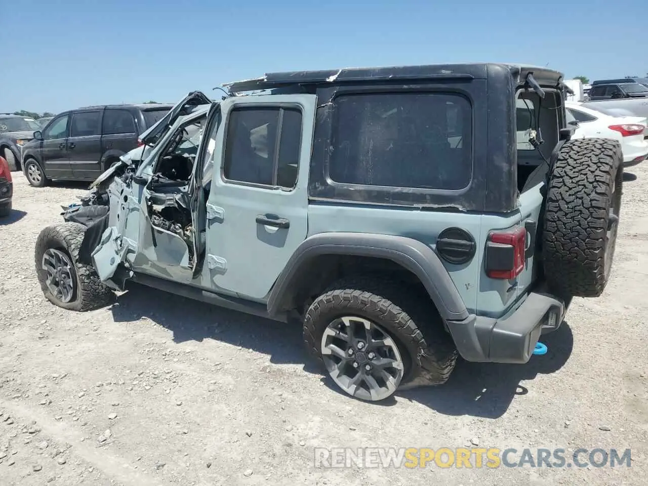 2 fotografías del automóvil dañado 1C4RJXR68RW240539 JEEP WRANGLER 2024