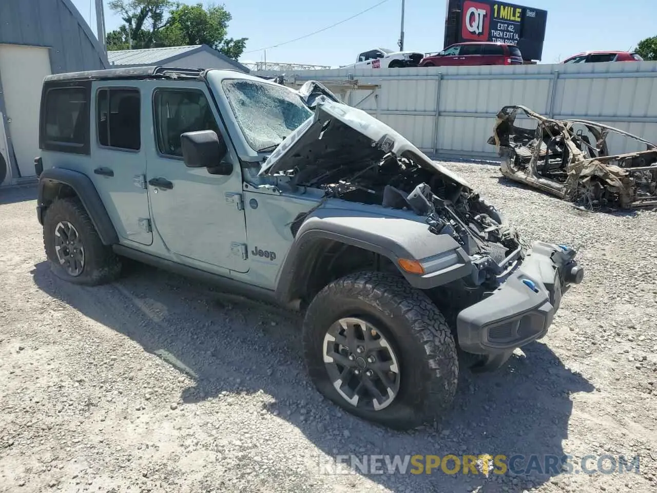 4 fotografías del automóvil dañado 1C4RJXR68RW240539 JEEP WRANGLER 2024