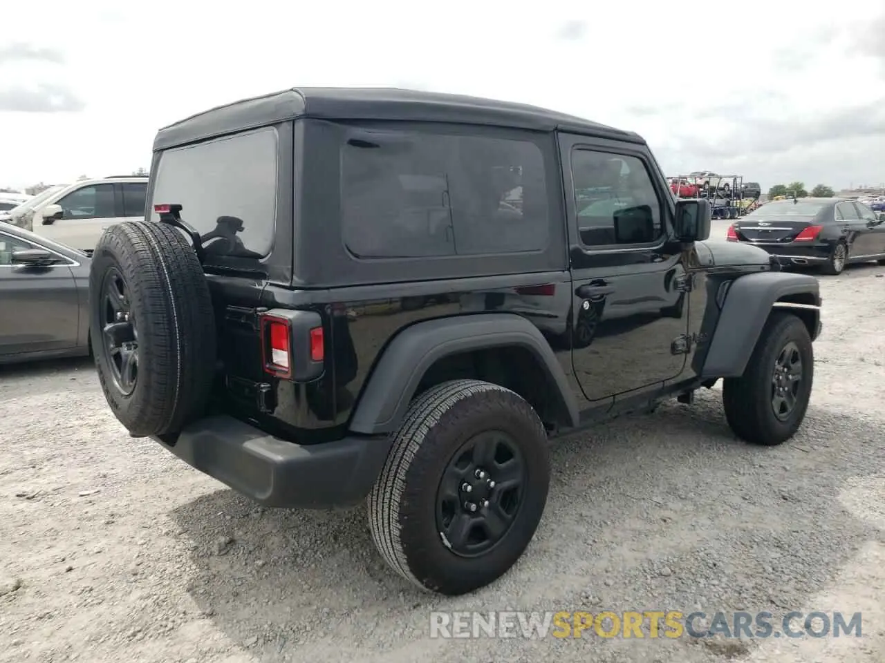 3 fotografías del automóvil dañado 1C4PJXAG3SW519141 JEEP WRANGLER 2025