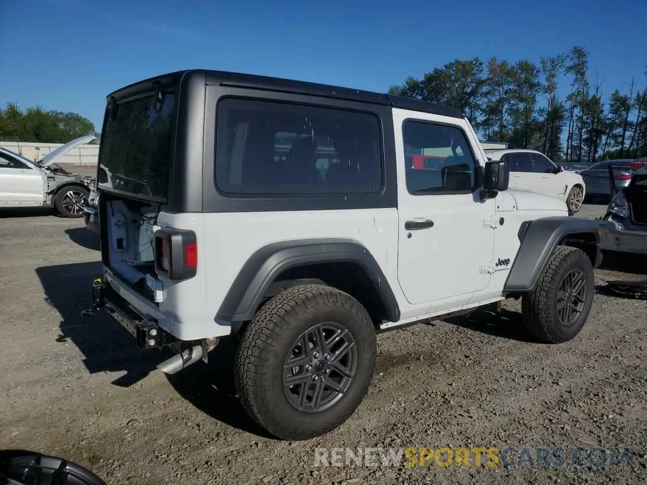 3 fotografías del automóvil dañado 1C4PJXAN3SW515427 JEEP WRANGLER 2025