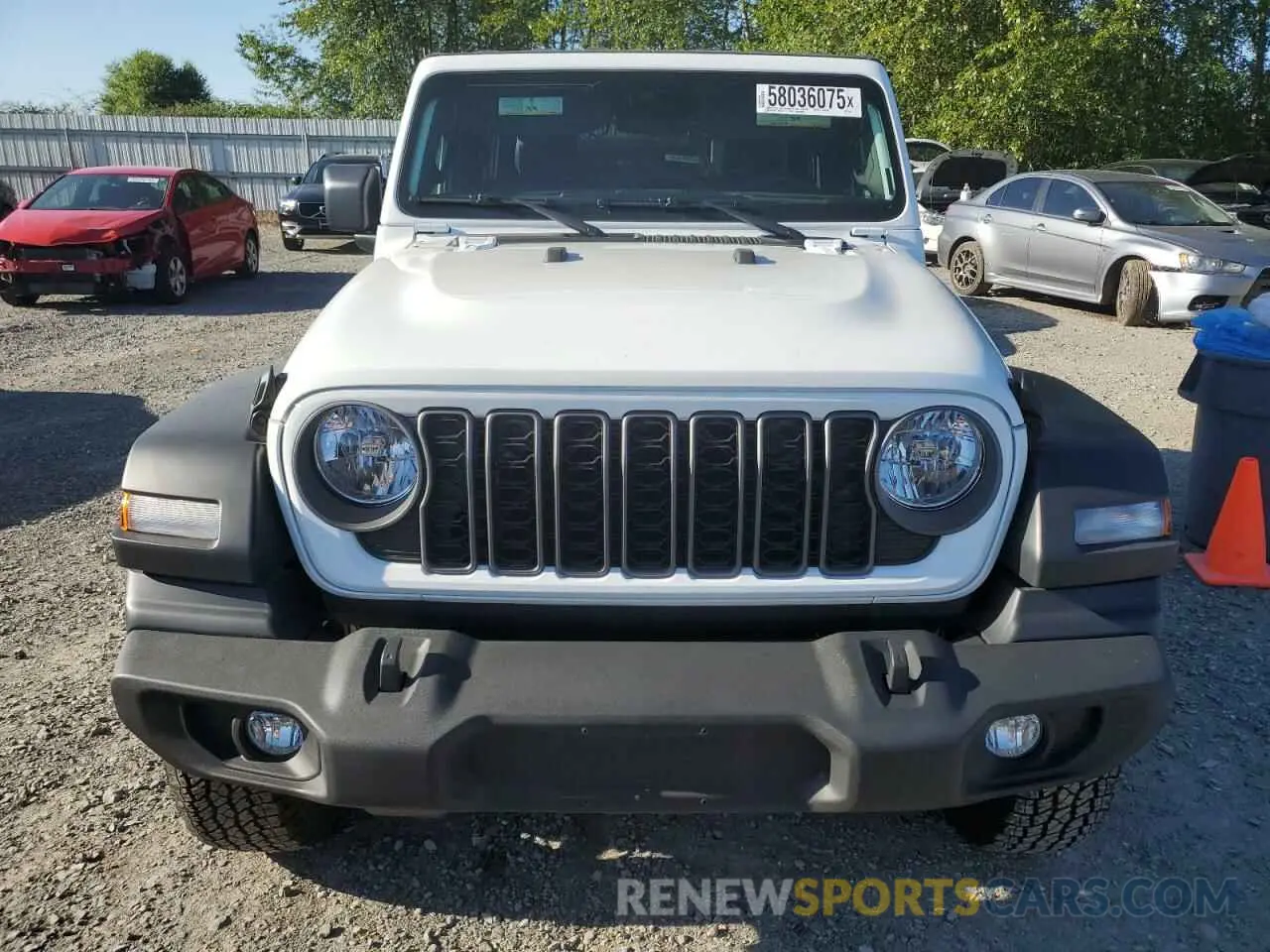 5 fotografías del automóvil dañado 1C4PJXAN3SW515427 JEEP WRANGLER 2025