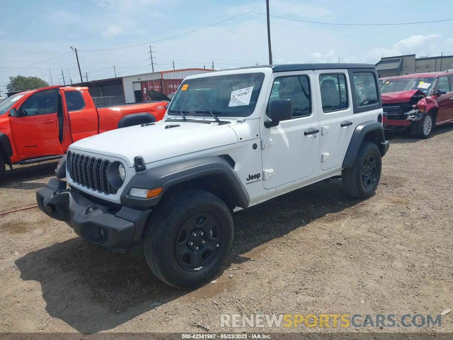 2 fotografías del automóvil dañado 1C4PJXDG7SW546578 JEEP WRANGLER 2025