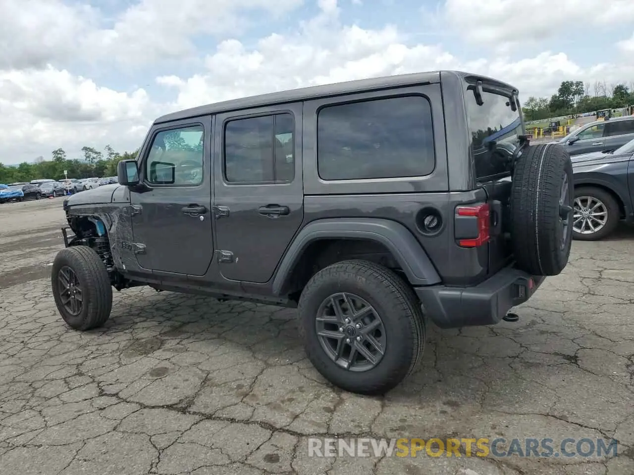 2 fotografías del automóvil dañado 1C4PJXDN0SW521570 JEEP WRANGLER 2025