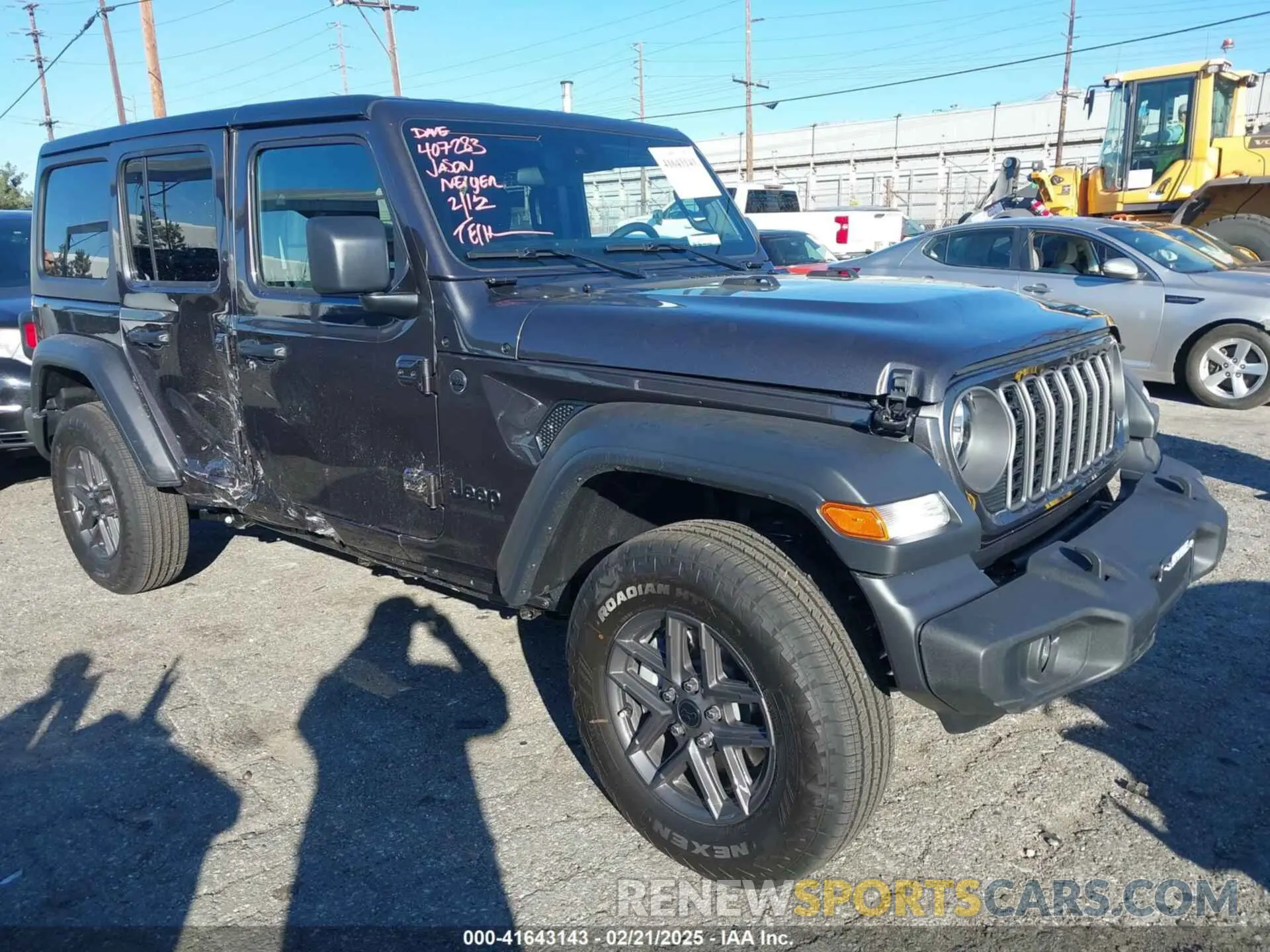 1 fotografías del automóvil dañado 1C4PJXDN7SW517144 JEEP WRANGLER 2025