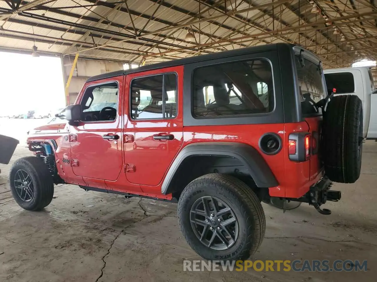 2 fotografías del automóvil dañado 1C4PJXDN8SW522112 JEEP WRANGLER 2025