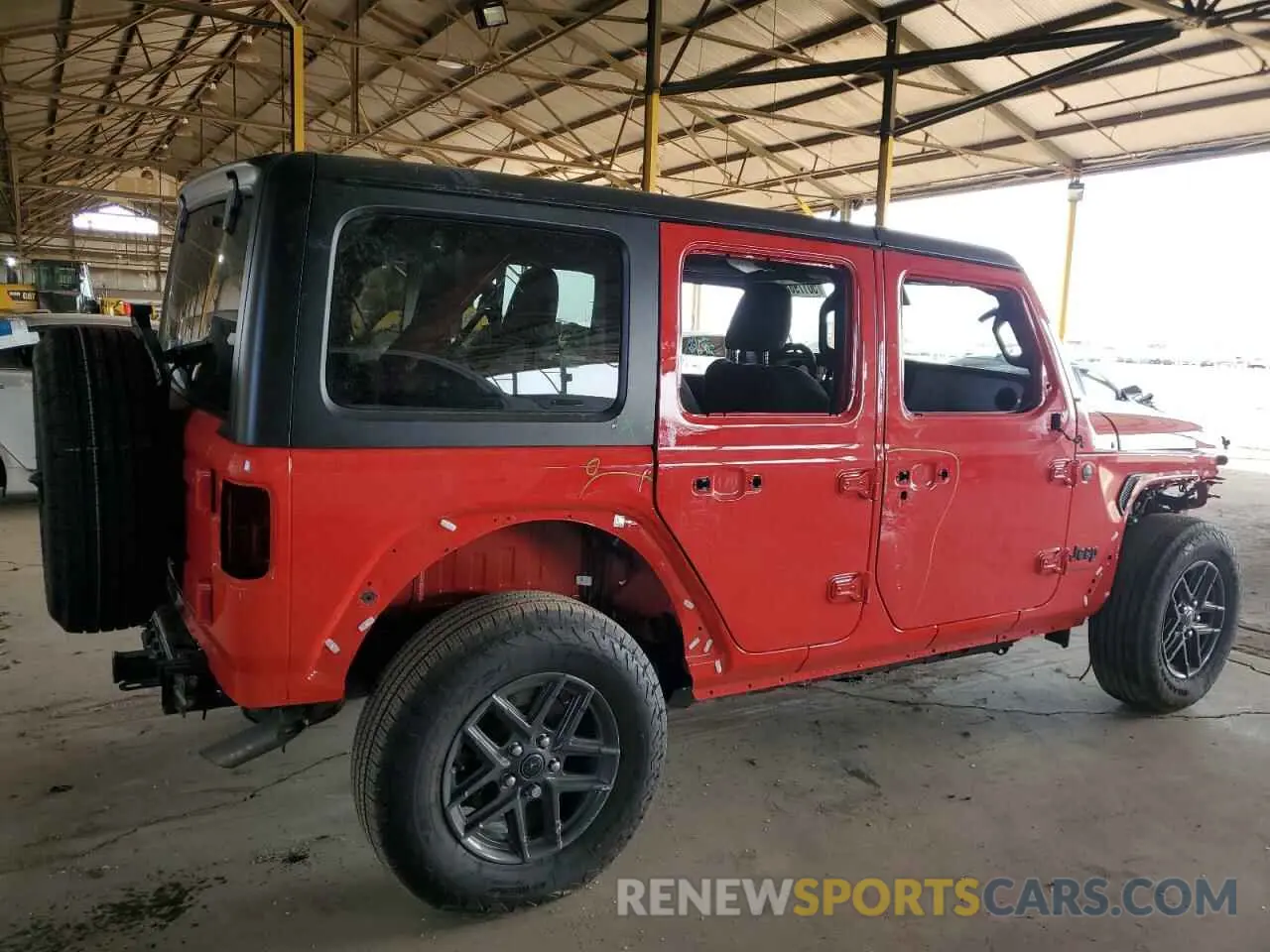 3 fotografías del automóvil dañado 1C4PJXDN8SW522112 JEEP WRANGLER 2025