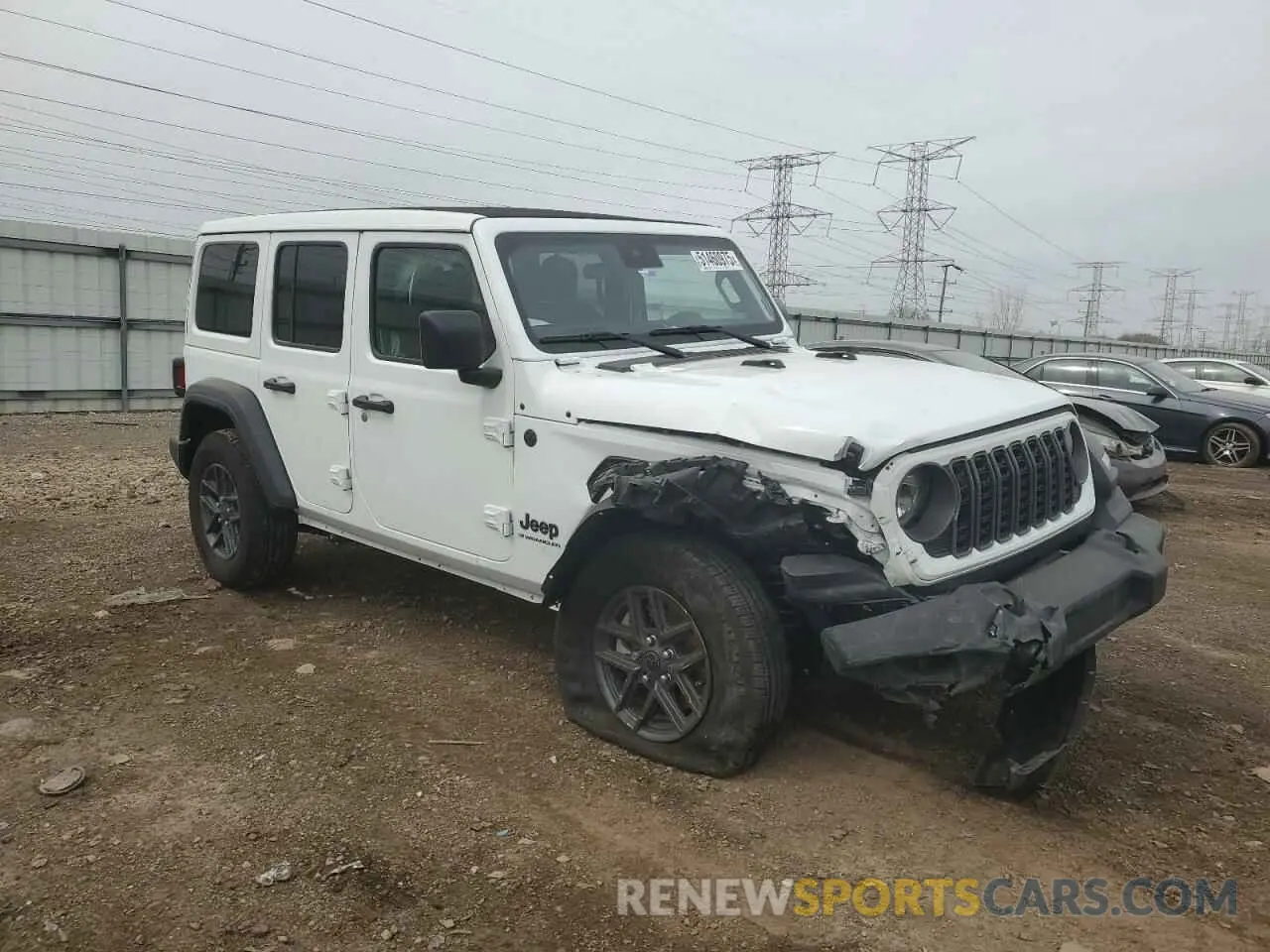 4 fotografías del automóvil dañado 1C4PJXDN9SW531241 JEEP WRANGLER 2025