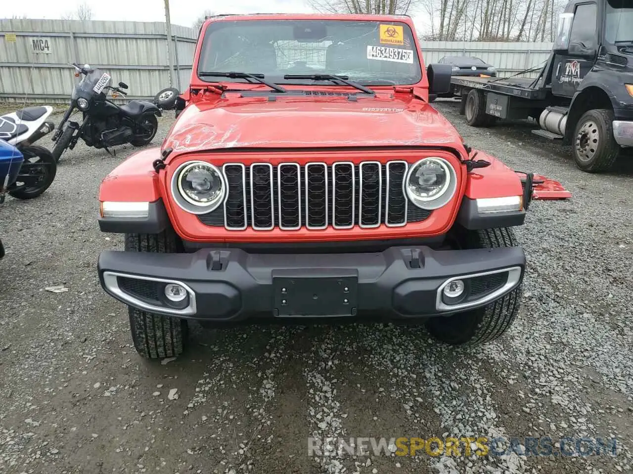 5 fotografías del automóvil dañado 1C4PJXEN0SW506260 JEEP WRANGLER 2025