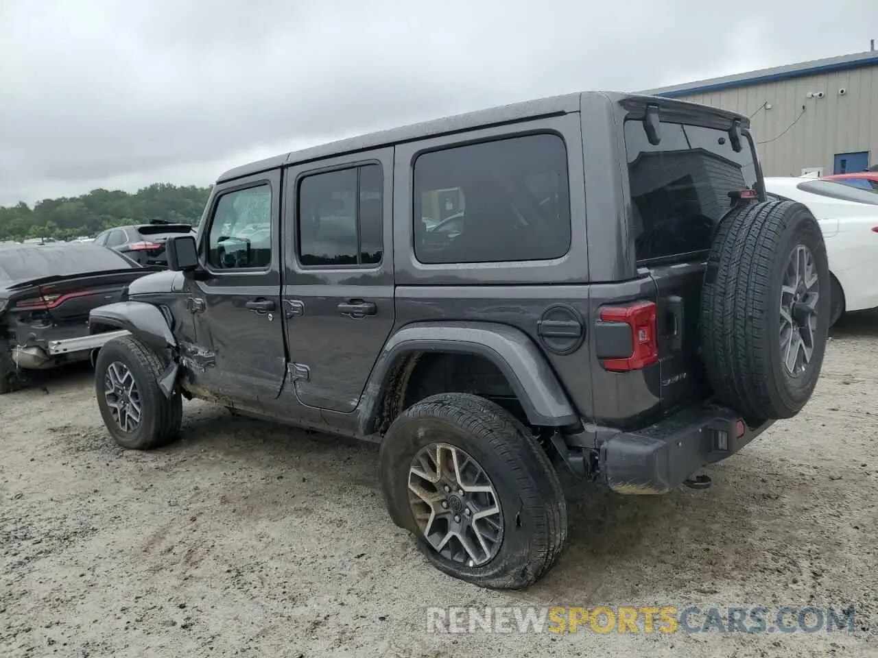 2 fotografías del automóvil dañado 1C4PJXEN0SW592086 JEEP WRANGLER 2025