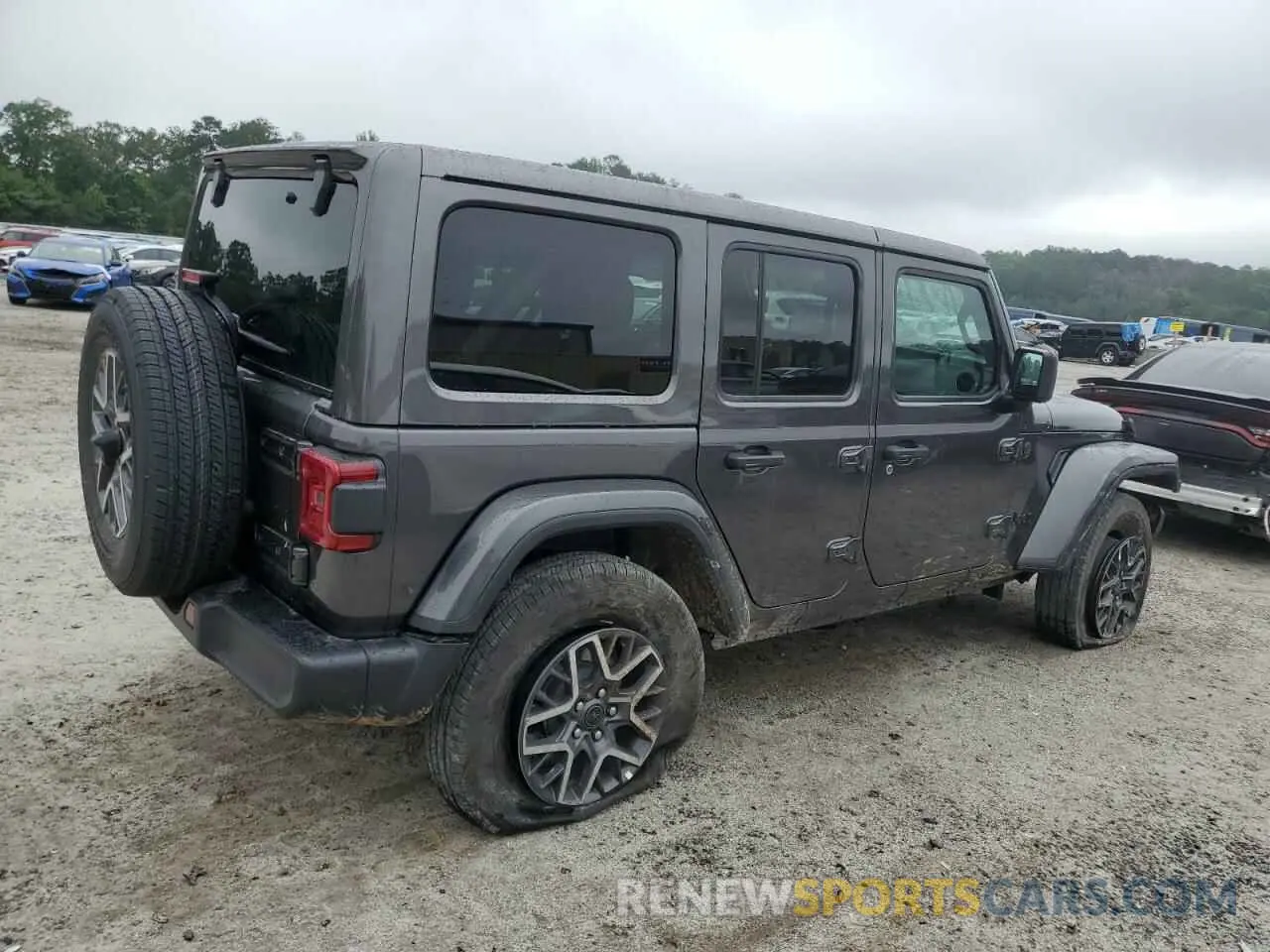 3 fotografías del automóvil dañado 1C4PJXEN0SW592086 JEEP WRANGLER 2025