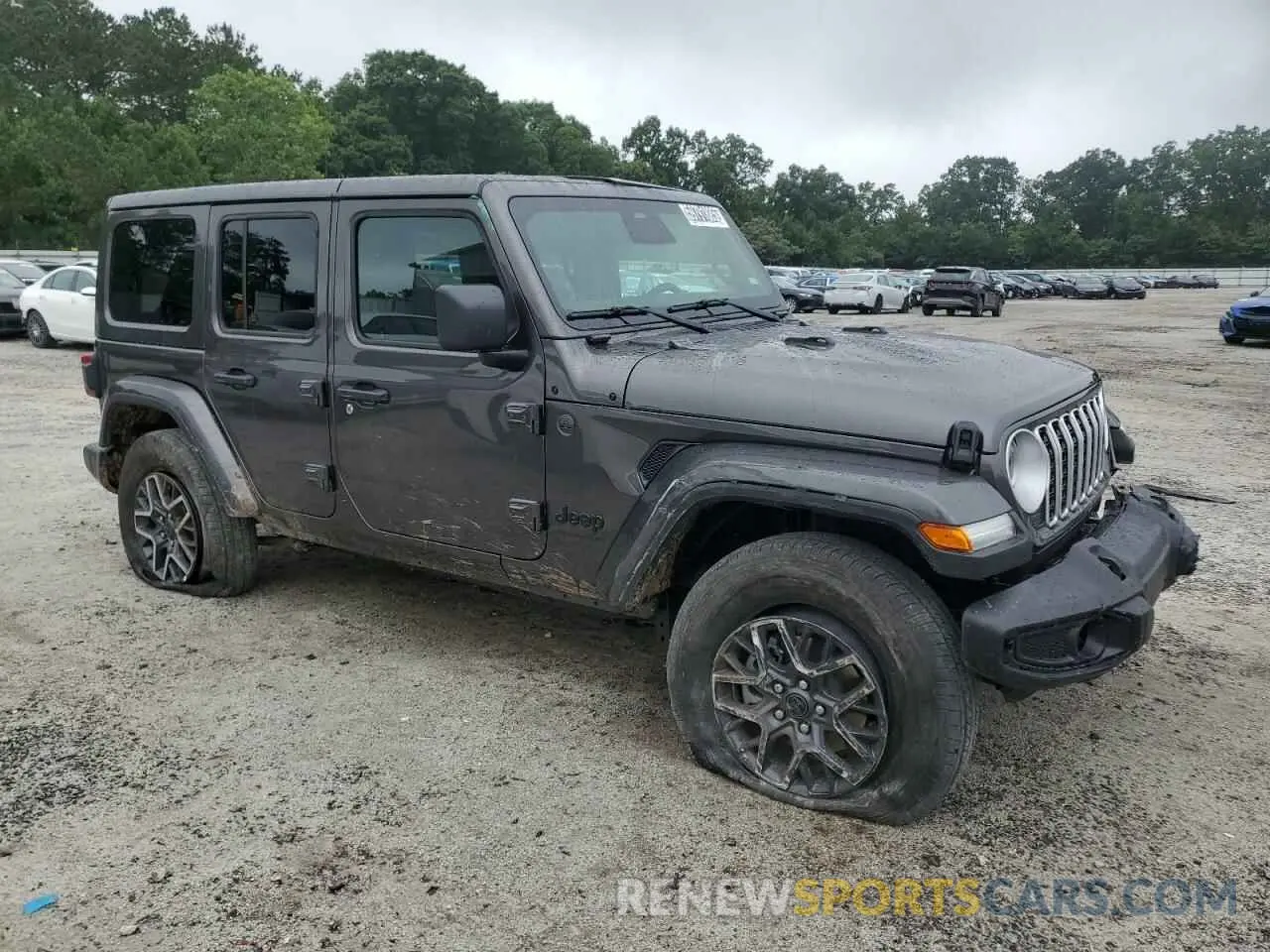 4 fotografías del automóvil dañado 1C4PJXEN0SW592086 JEEP WRANGLER 2025