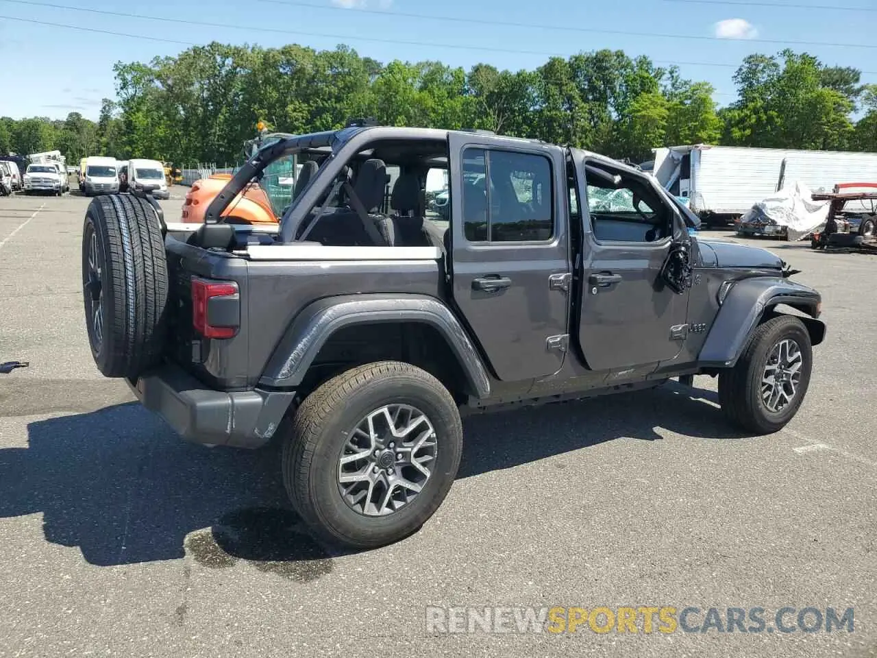 3 fotografías del automóvil dañado 1C4PJXEN4SW534448 JEEP WRANGLER 2025