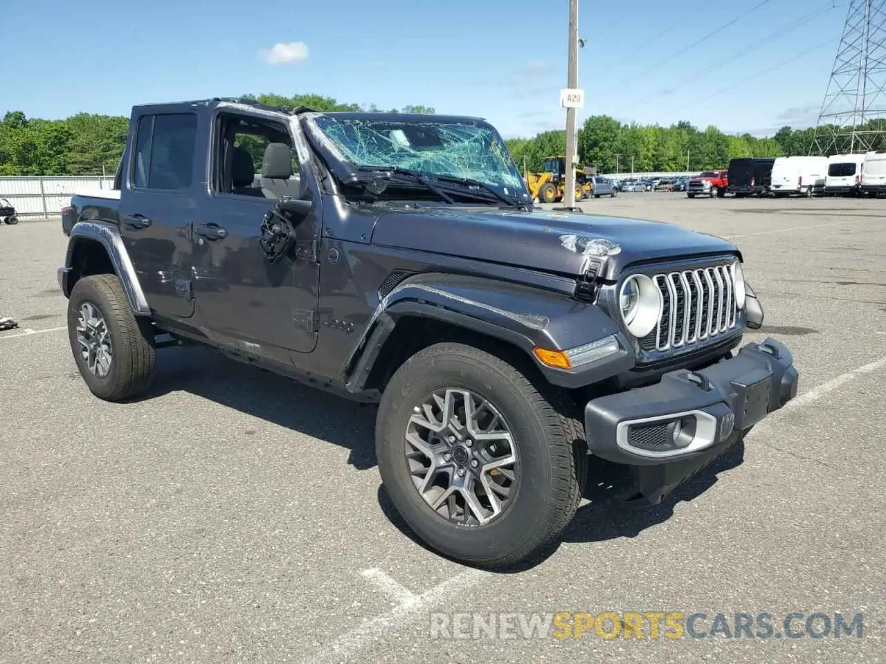 4 fotografías del automóvil dañado 1C4PJXEN4SW534448 JEEP WRANGLER 2025