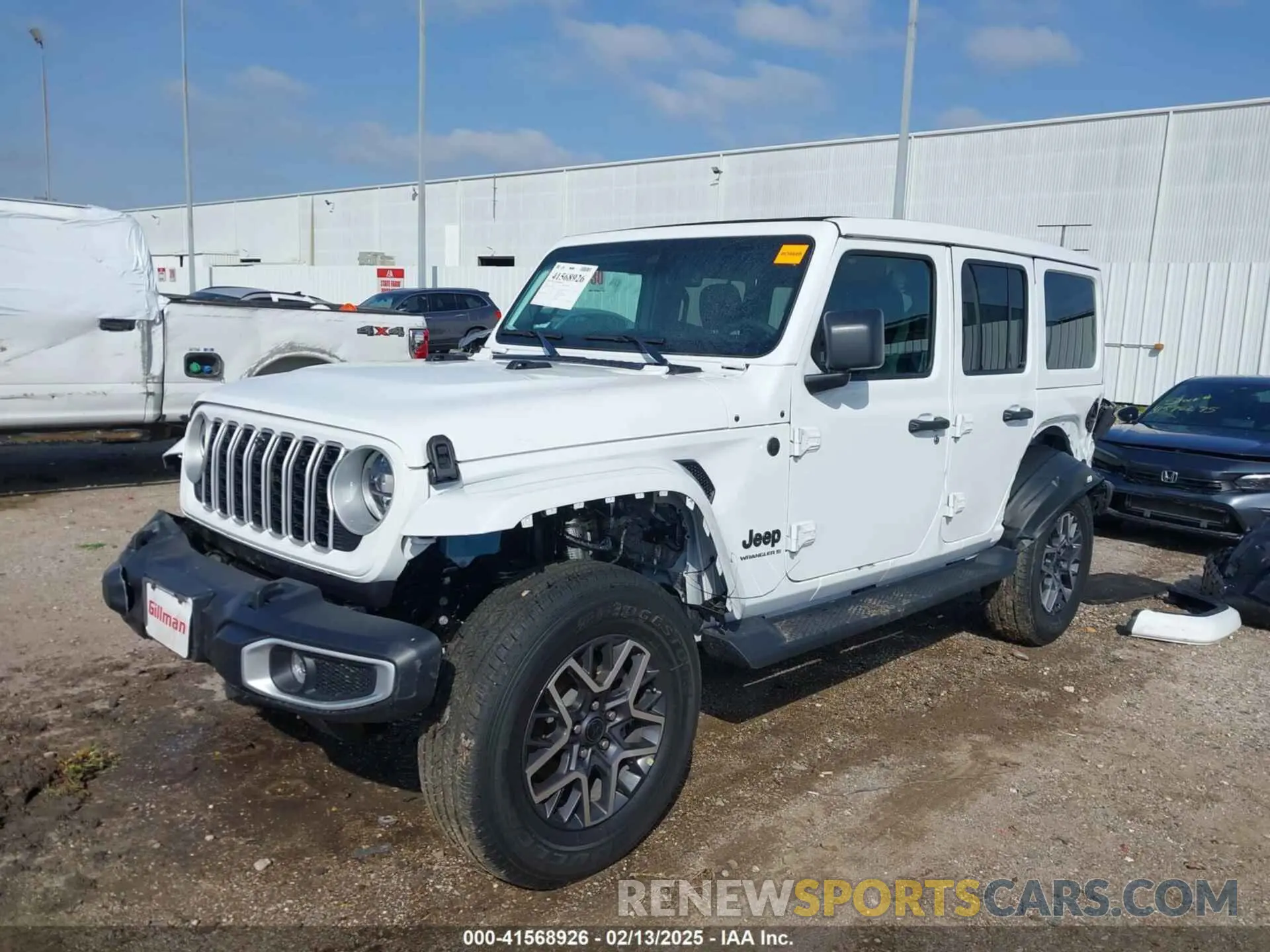 2 fotografías del automóvil dañado 1C4PJXEN9SW517502 JEEP WRANGLER 2025