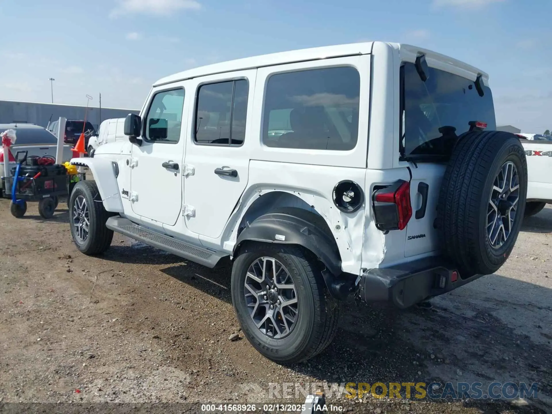 3 fotografías del automóvil dañado 1C4PJXEN9SW517502 JEEP WRANGLER 2025