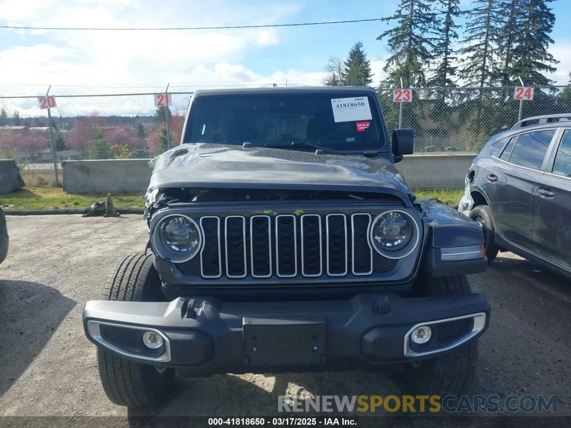 12 fotografías del automóvil dañado 1C4PJXENXSW527925 JEEP WRANGLER 2025