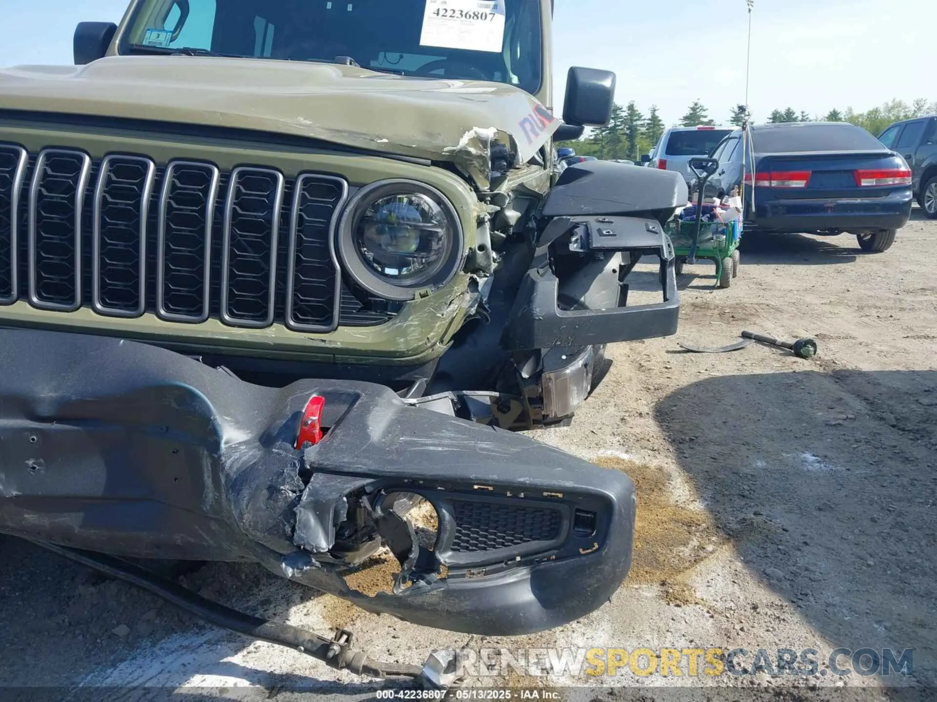 18 fotografías del automóvil dañado 1C4PJXFN0SW546661 JEEP WRANGLER 2025