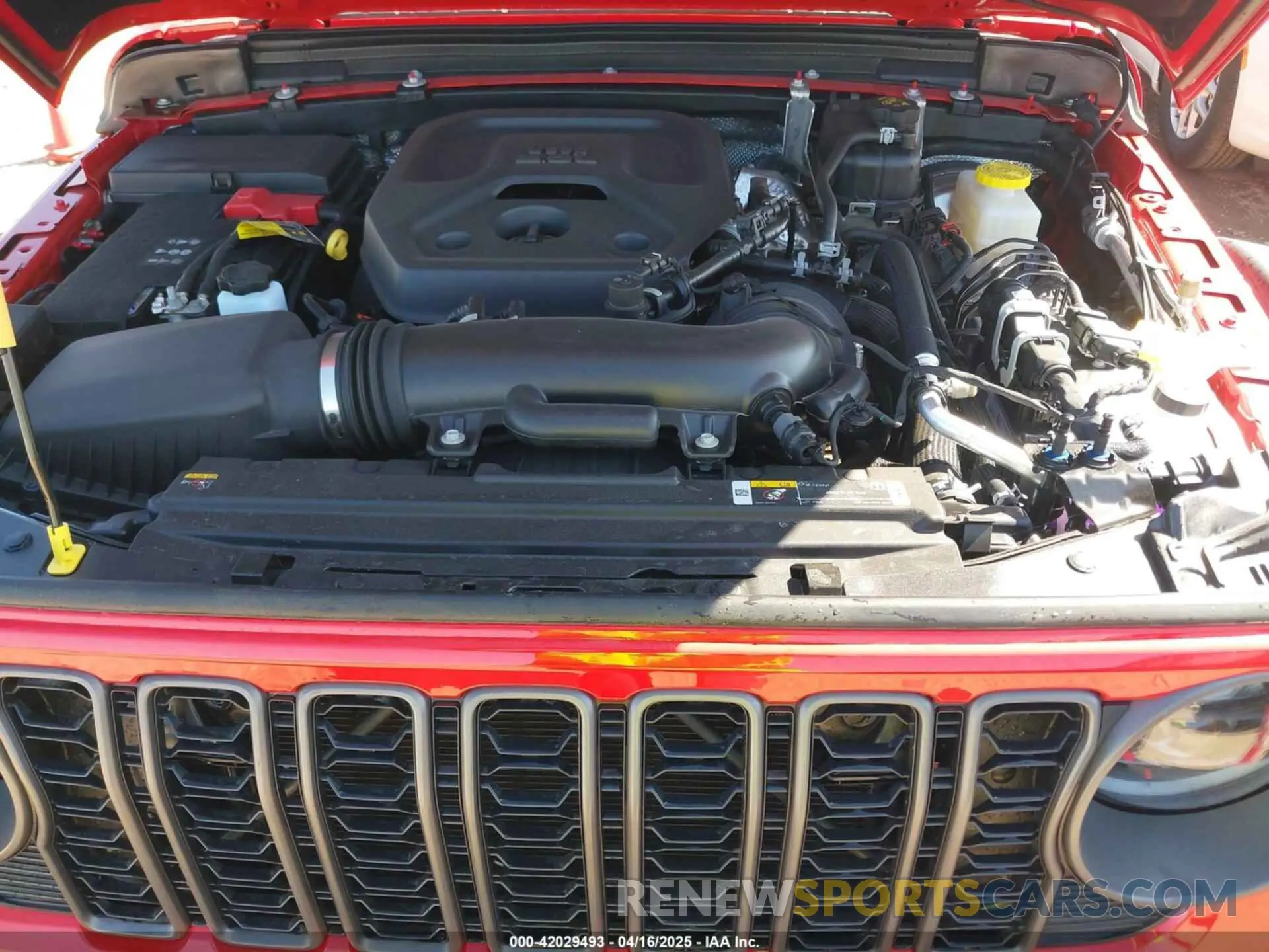 10 fotografías del automóvil dañado 1C4PJXFN8SW525573 JEEP WRANGLER 2025