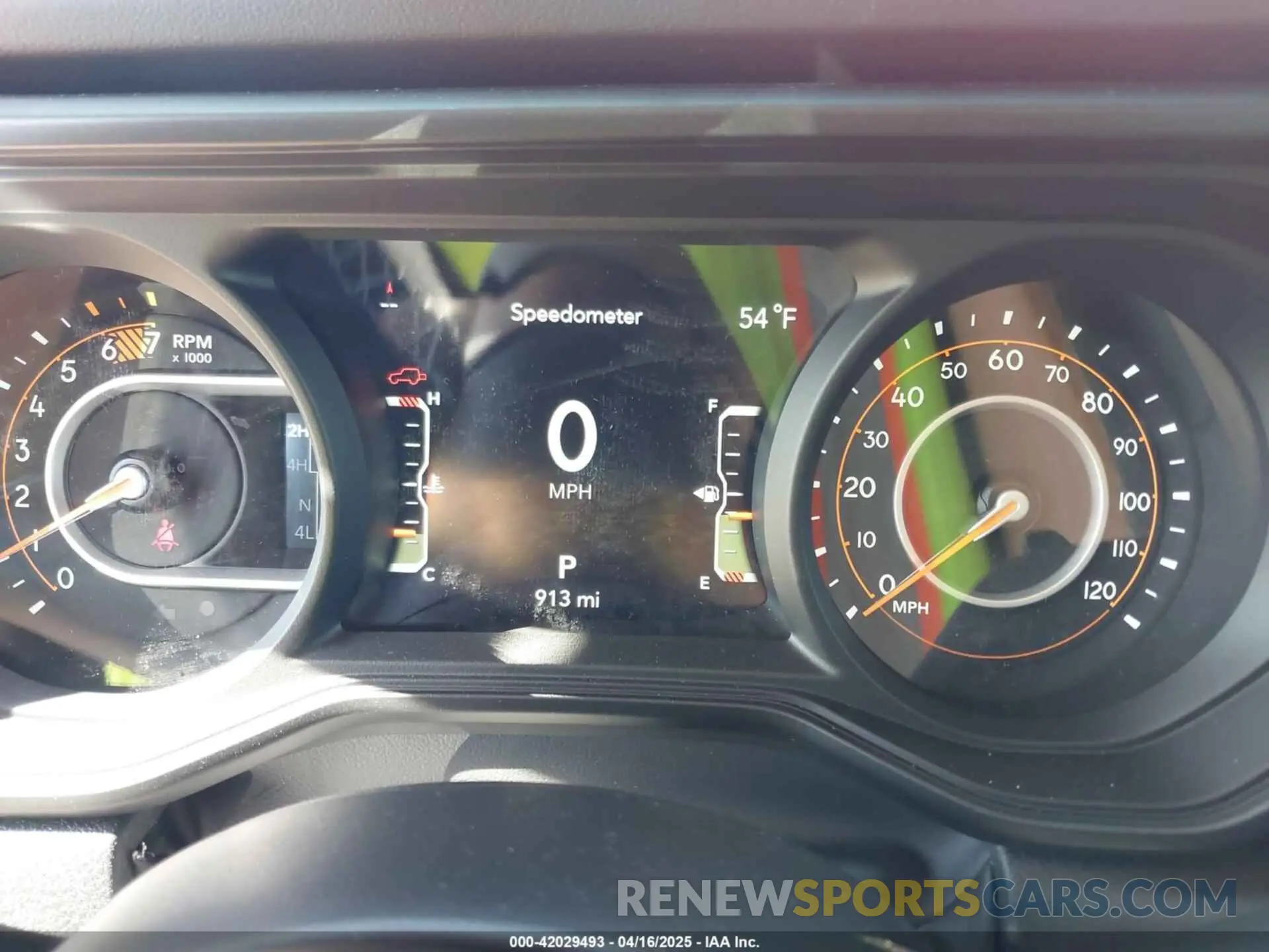 7 fotografías del automóvil dañado 1C4PJXFN8SW525573 JEEP WRANGLER 2025