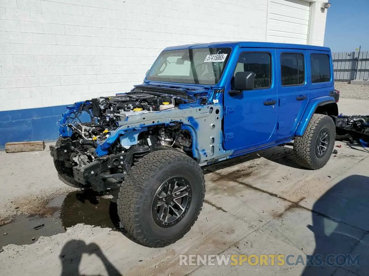 1 fotografías del automóvil dañado 1C4RJXFN4SW536904 JEEP WRANGLER 2025