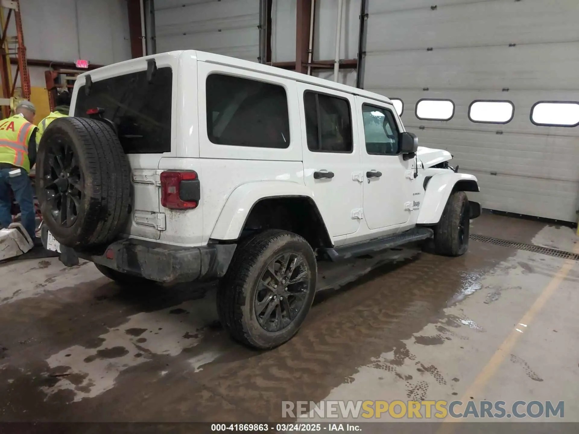 4 fotografías del automóvil dañado 1C4JJXP60MW830307 JEEP WRANGLER 4XE 2021