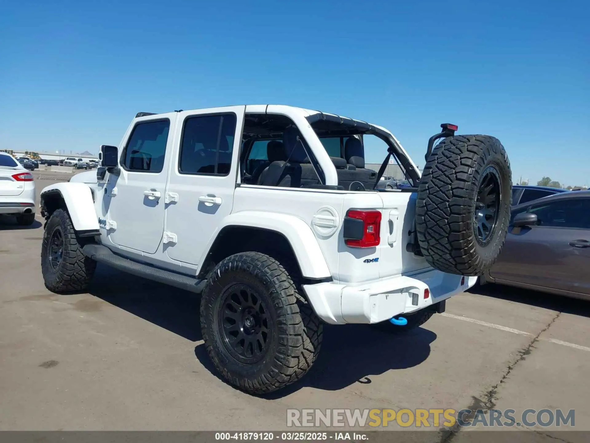 3 fotografías del automóvil dañado 1C4JJXP63MW716690 JEEP WRANGLER 4XE 2021