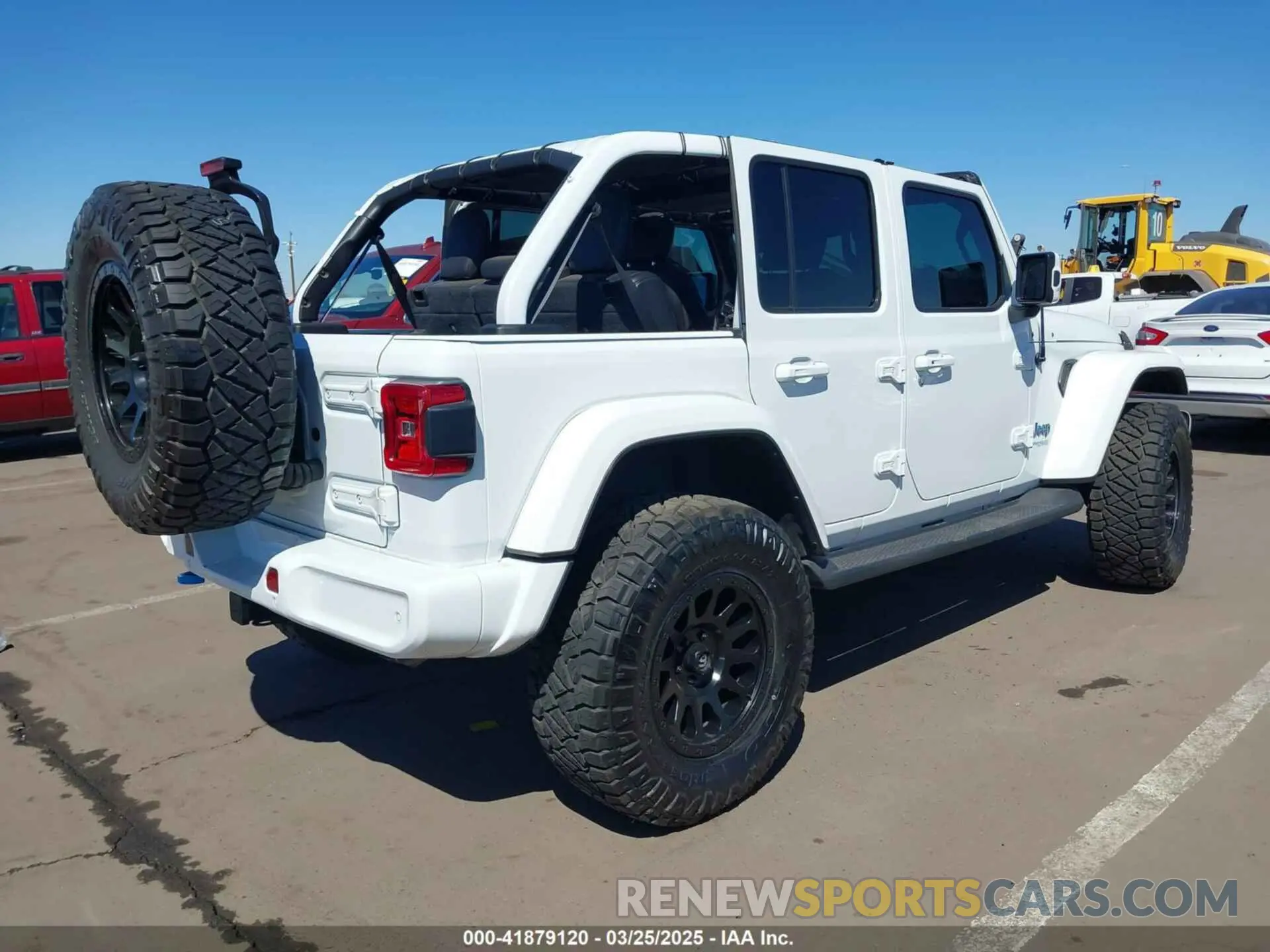 4 fotografías del automóvil dañado 1C4JJXP63MW716690 JEEP WRANGLER 4XE 2021