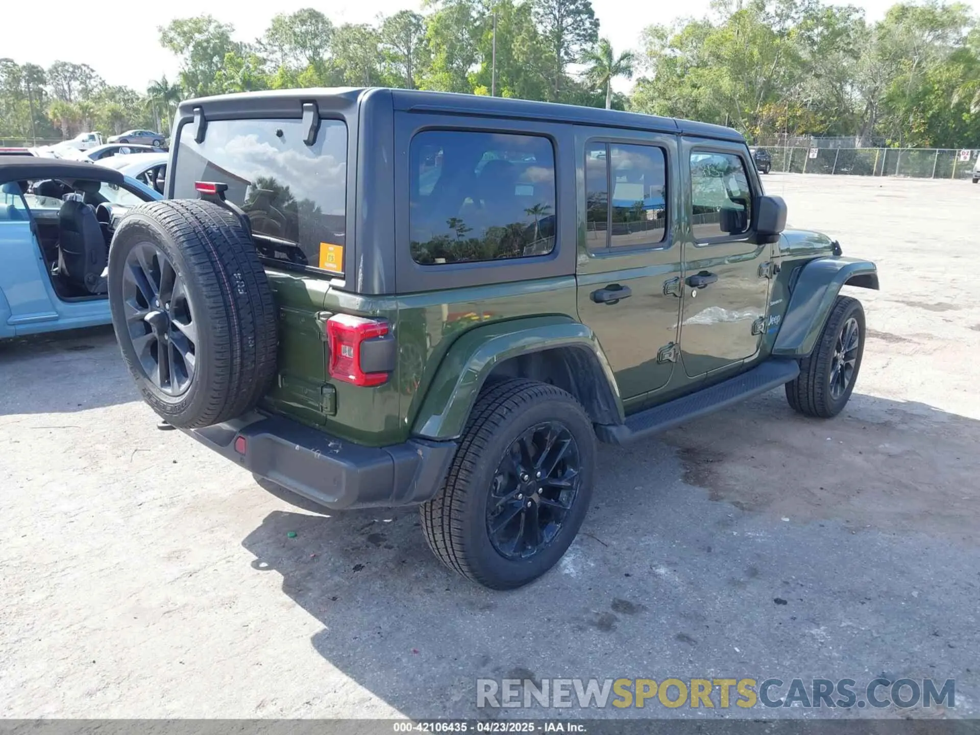 4 fotografías del automóvil dañado 1C4JJXP65MW824874 JEEP WRANGLER 4XE 2021