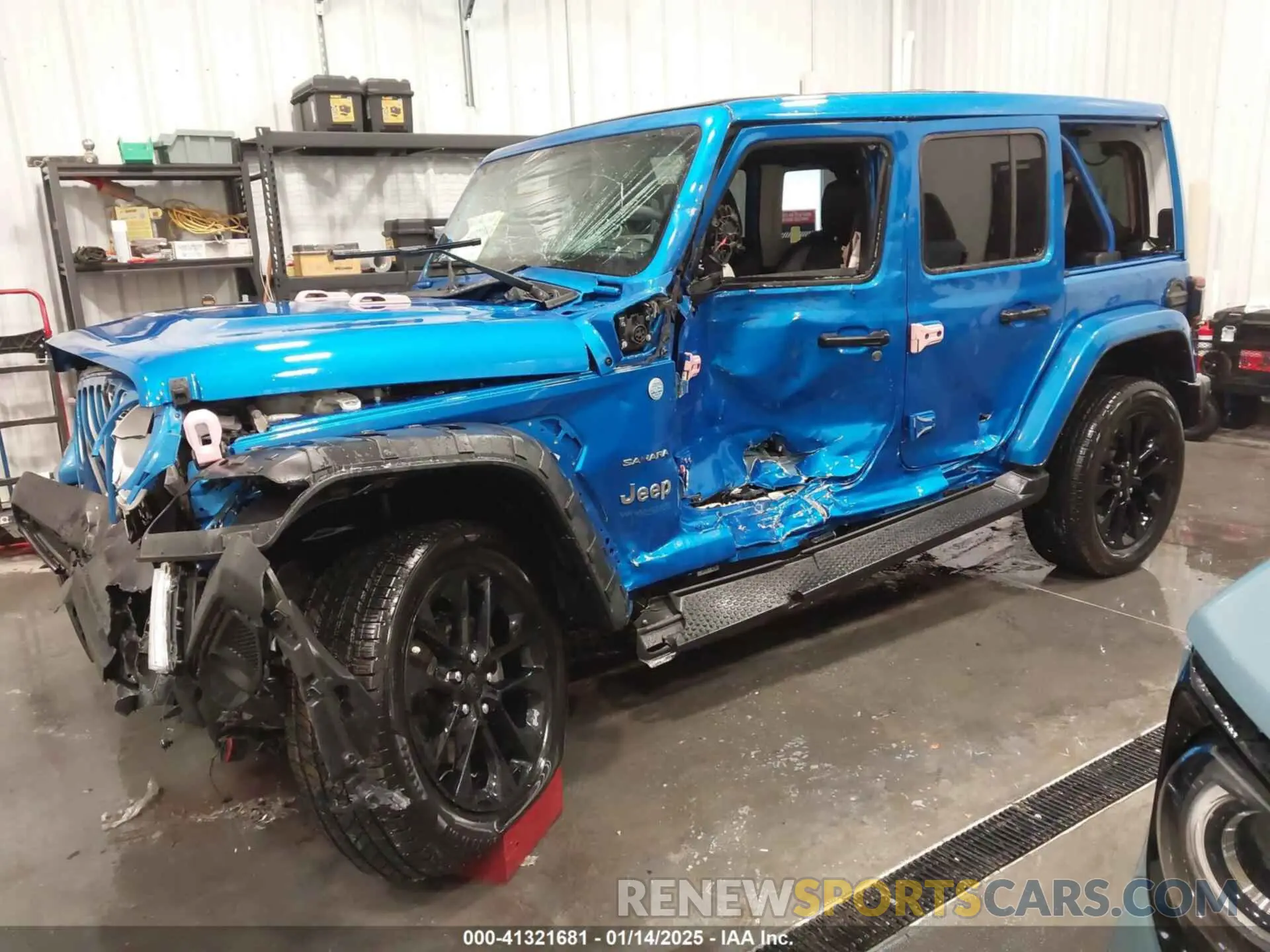 6 fotografías del automóvil dañado 1C4JJXP66MW749506 JEEP WRANGLER 4XE 2021