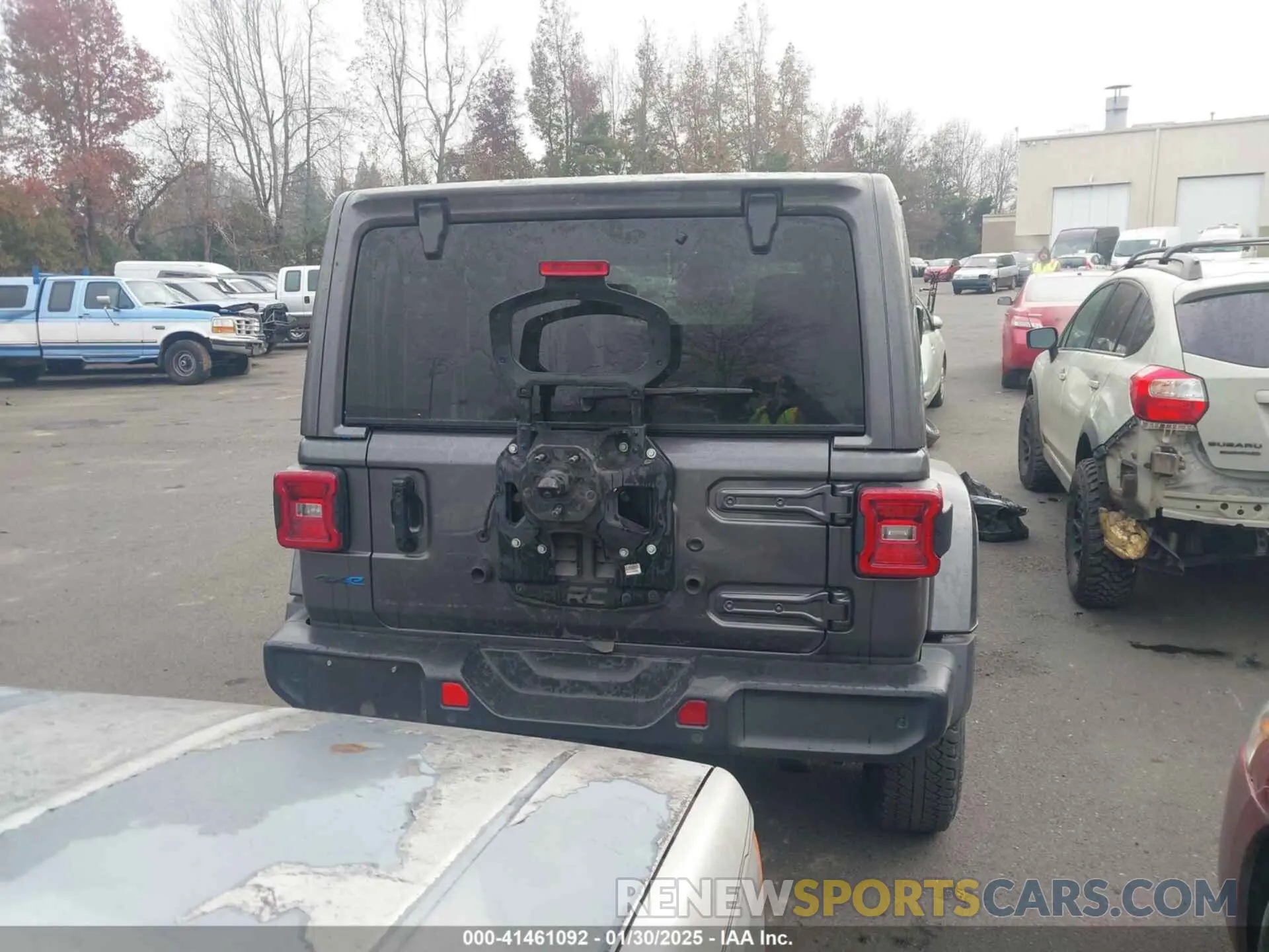 17 fotografías del automóvil dañado 1C4JJXP68MW745098 JEEP WRANGLER 4XE 2021