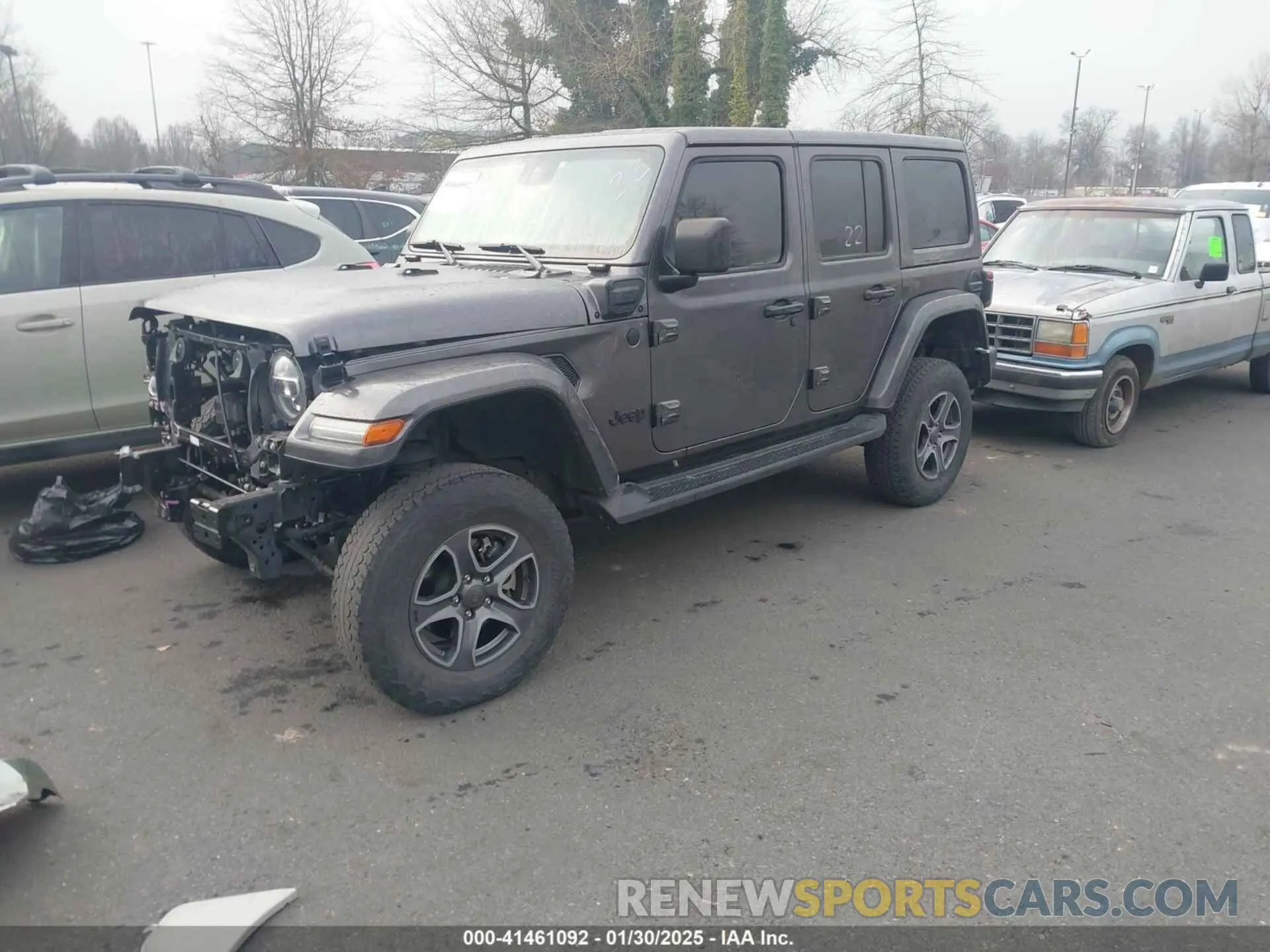 2 fotografías del automóvil dañado 1C4JJXP68MW745098 JEEP WRANGLER 4XE 2021