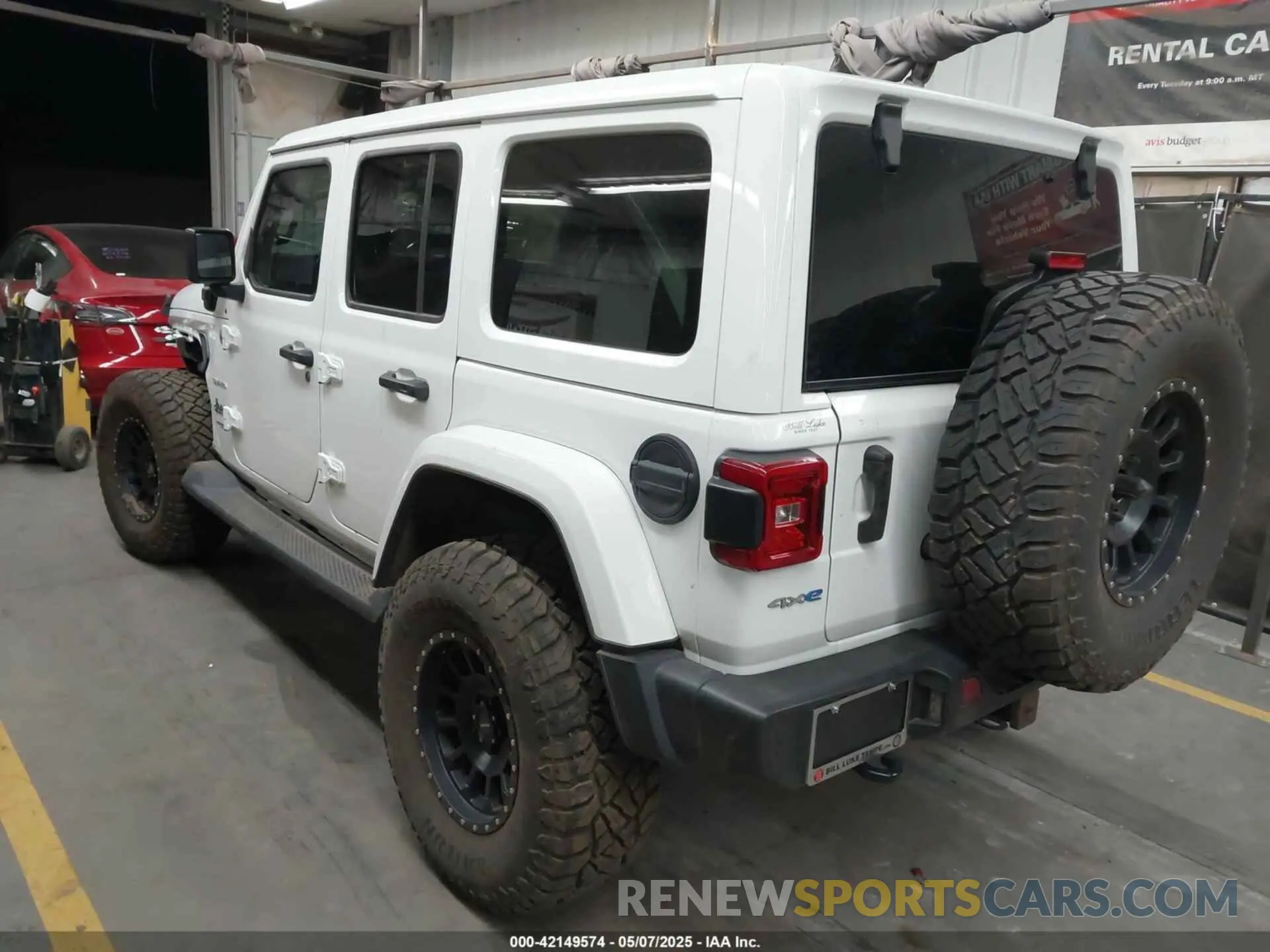 3 fotografías del automóvil dañado 1C4JJXP68MW857402 JEEP WRANGLER 4XE 2021