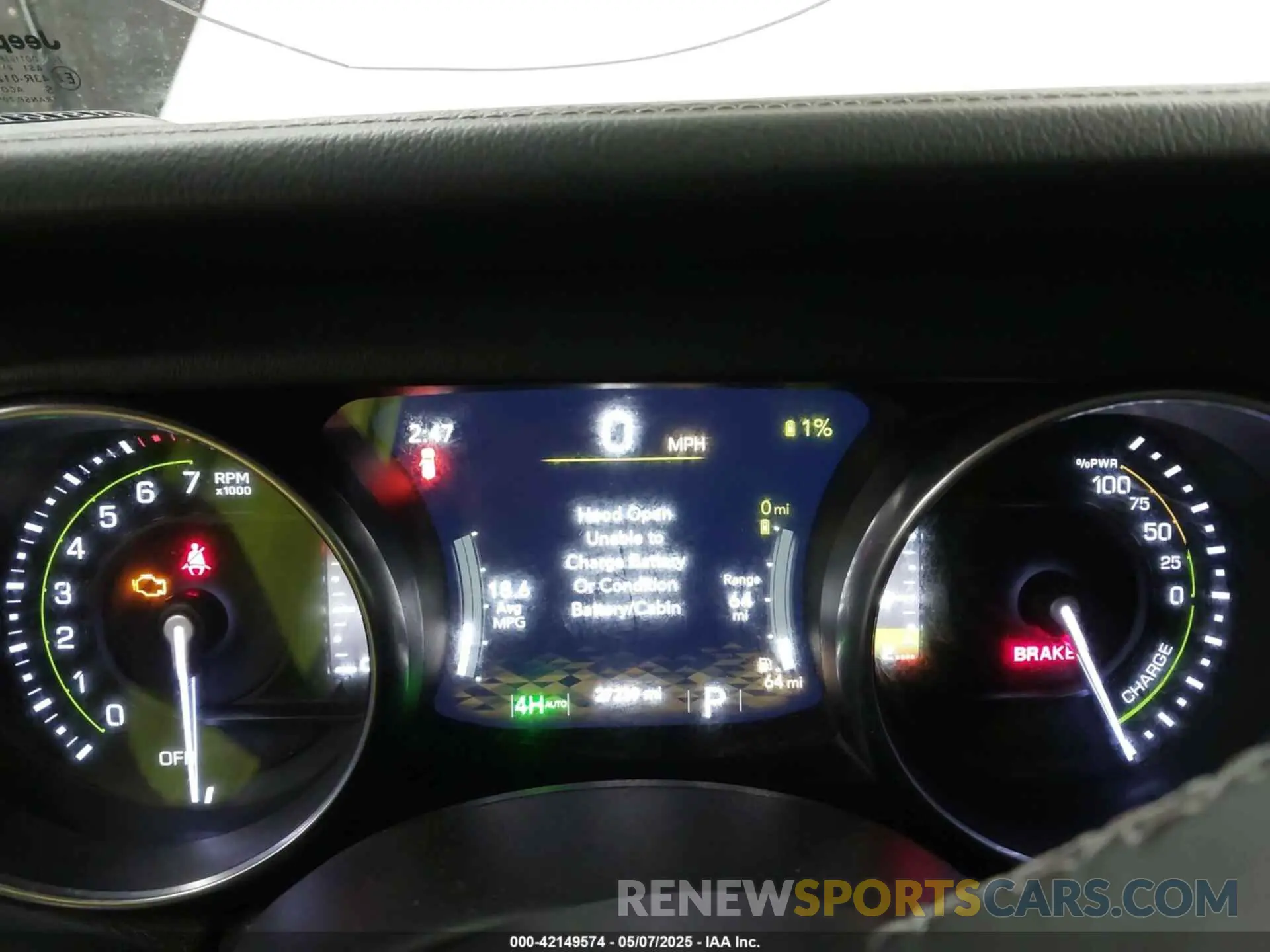 7 fotografías del automóvil dañado 1C4JJXP68MW857402 JEEP WRANGLER 4XE 2021