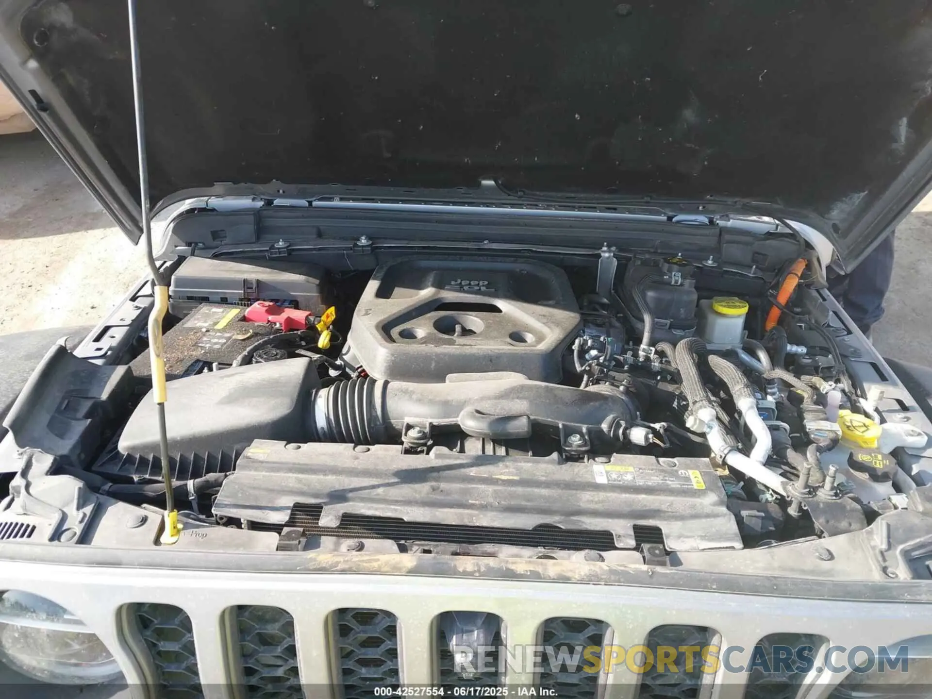 10 fotografías del automóvil dañado 1C4JJXR60MW686500 JEEP WRANGLER 4XE 2021