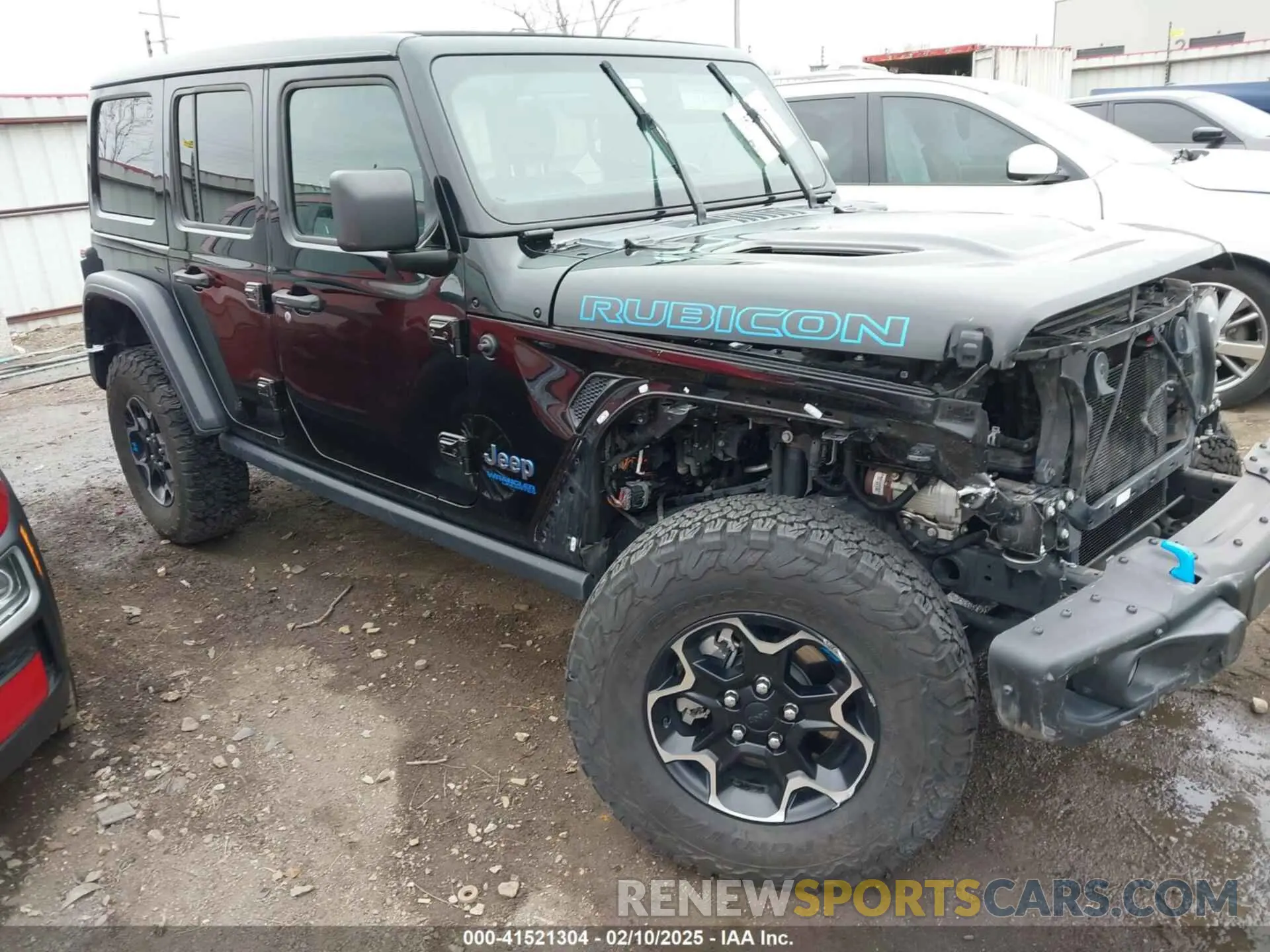 1 fotografías del automóvil dañado 1C4JJXR61MW802920 JEEP WRANGLER 4XE 2021