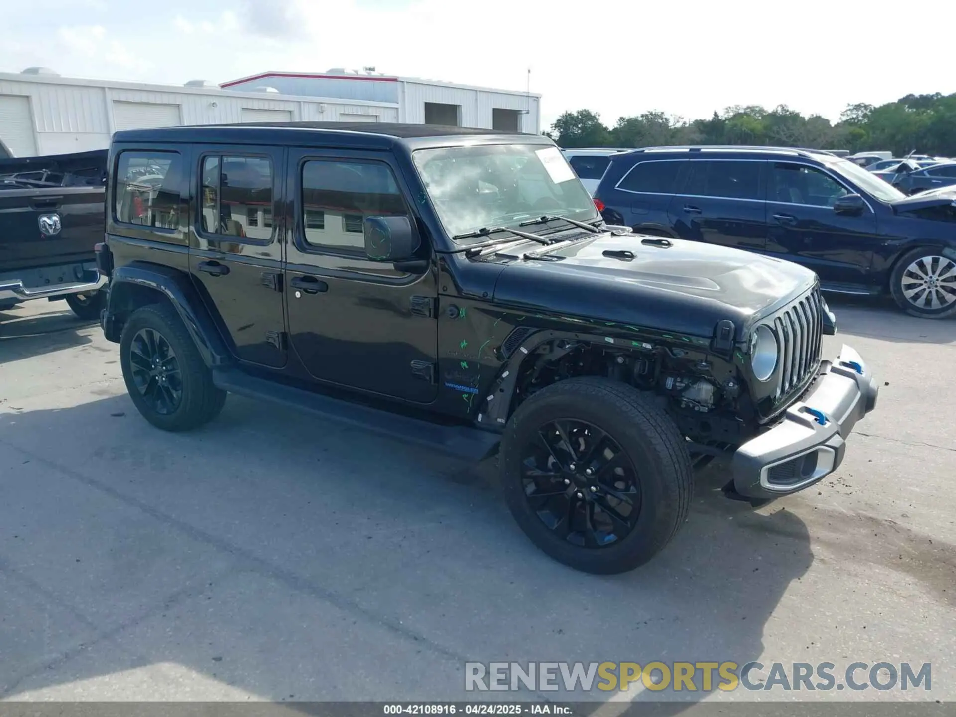 1 fotografías del automóvil dañado 1C4JJXP60NW153776 JEEP WRANGLER 4XE 2022