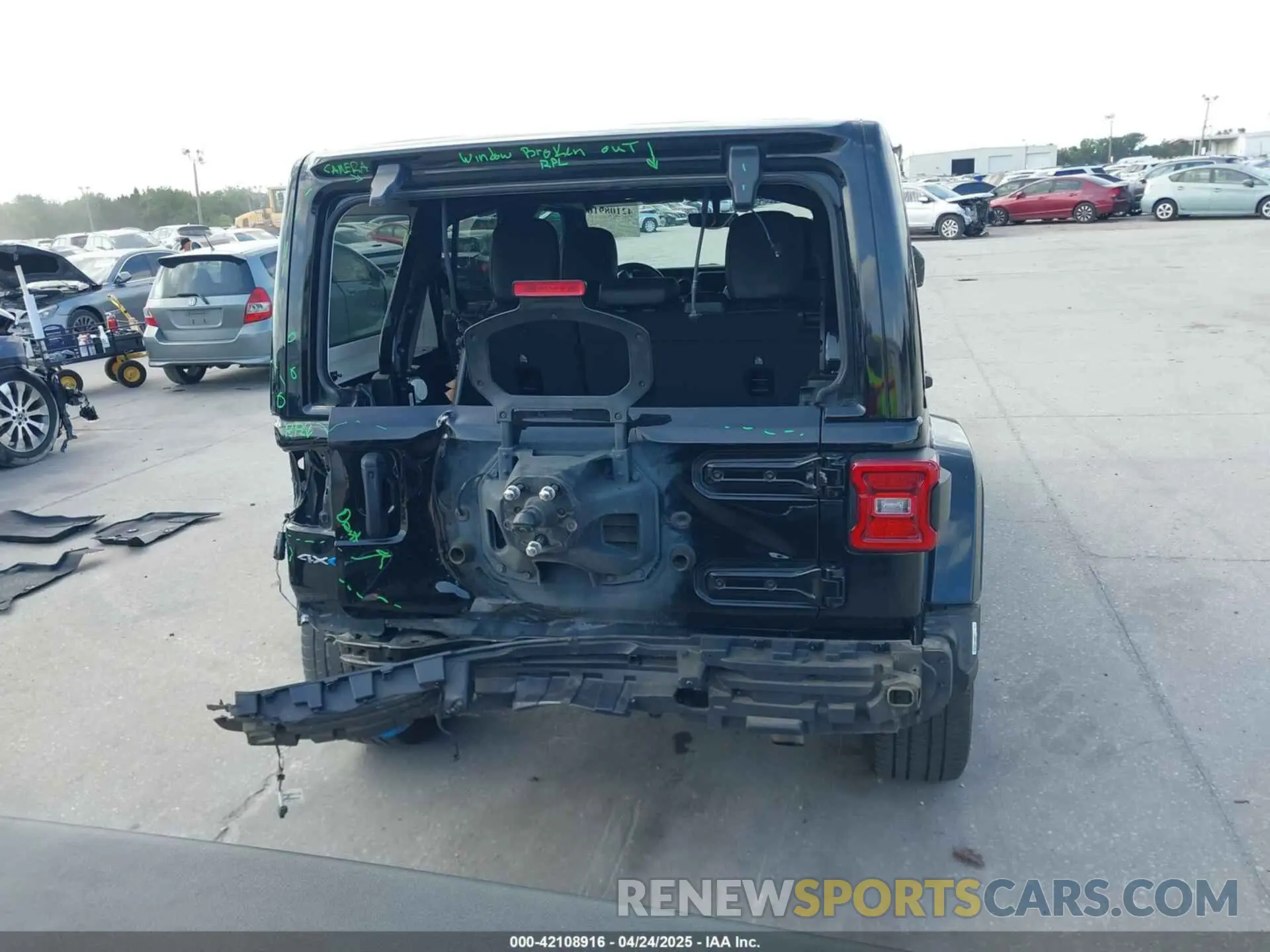 17 fotografías del automóvil dañado 1C4JJXP60NW153776 JEEP WRANGLER 4XE 2022
