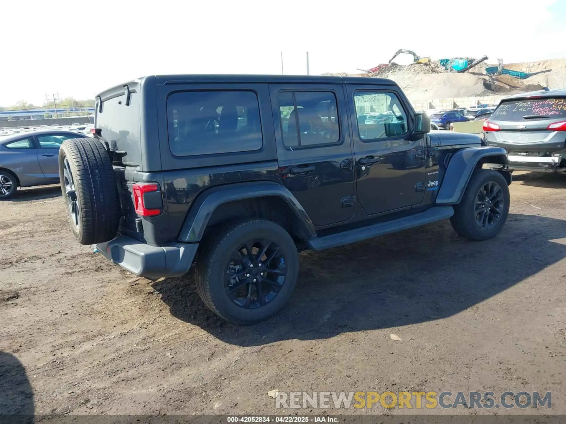 4 fotografías del automóvil dañado 1C4JJXP61NW213726 JEEP WRANGLER 4XE 2022