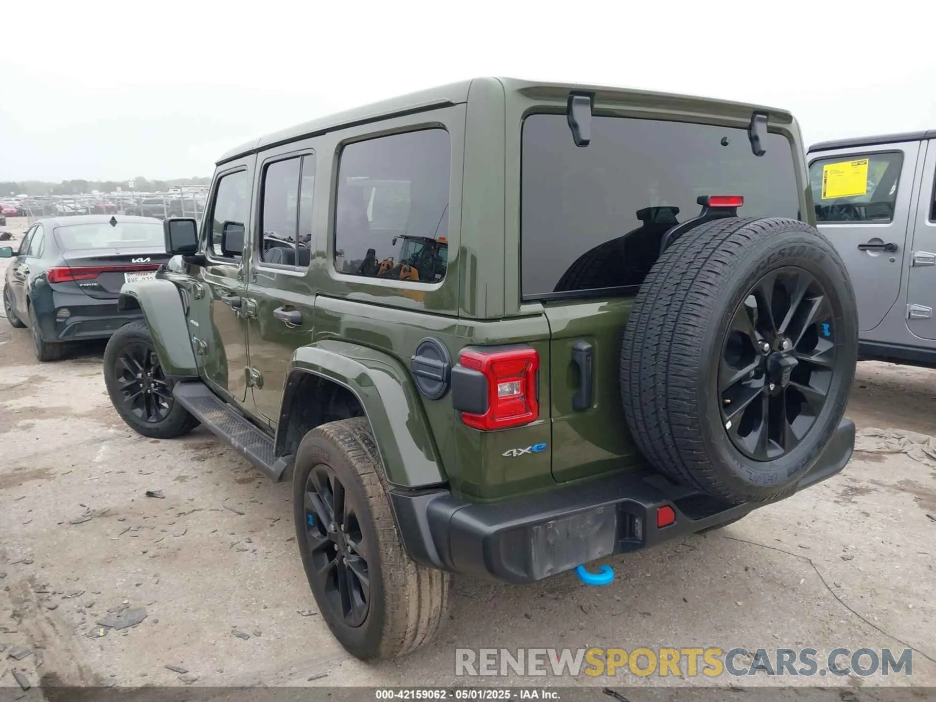 3 fotografías del automóvil dañado 1C4JJXP61NW278771 JEEP WRANGLER 4XE 2022