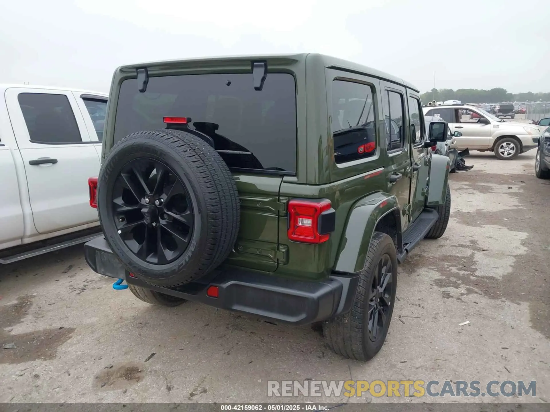 4 fotografías del automóvil dañado 1C4JJXP61NW278771 JEEP WRANGLER 4XE 2022