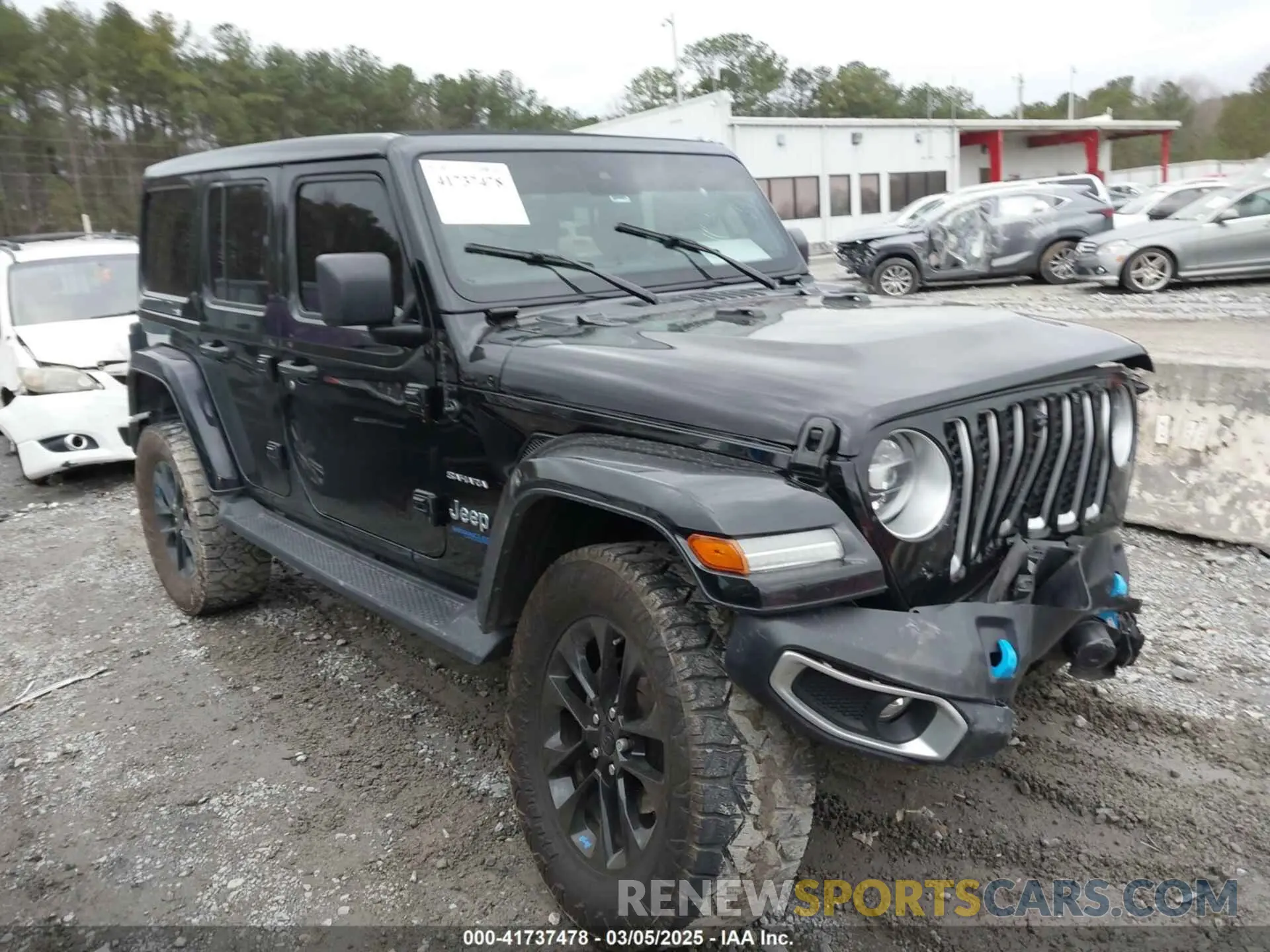 1 fotografías del automóvil dañado 1C4JJXP62NW101551 JEEP WRANGLER 4XE 2022