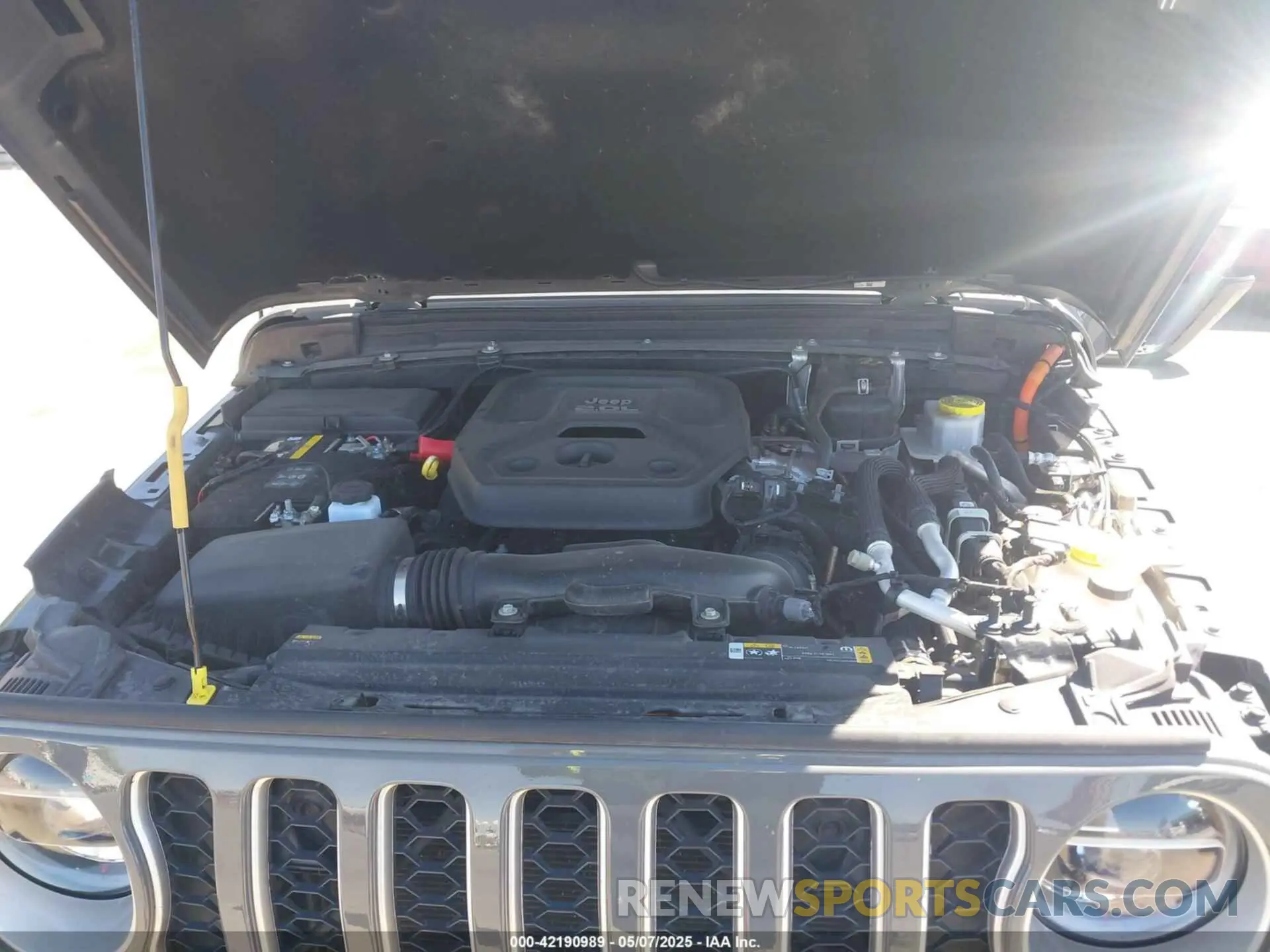 10 fotografías del automóvil dañado 1C4JJXP64NW227927 JEEP WRANGLER 4XE 2022